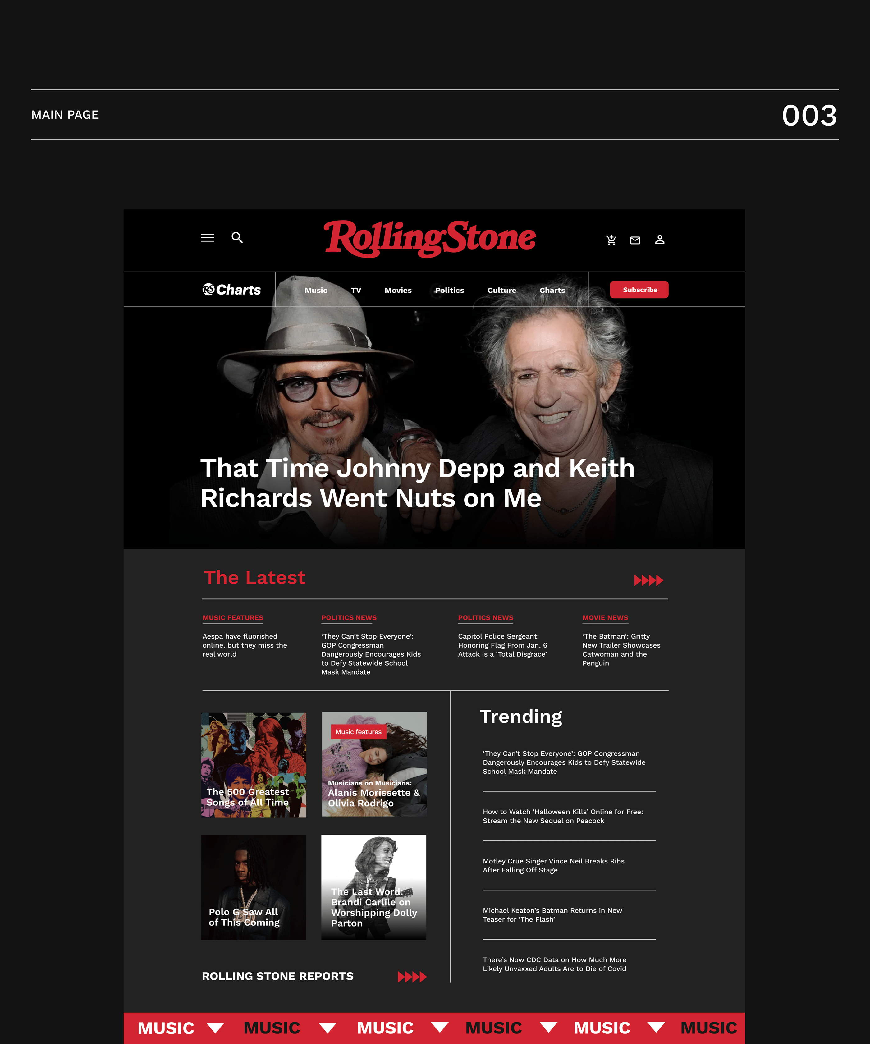 Rolling Stone - news magazine website redesign — Изображение №4 — Интерфейсы, Анимация на Dprofile