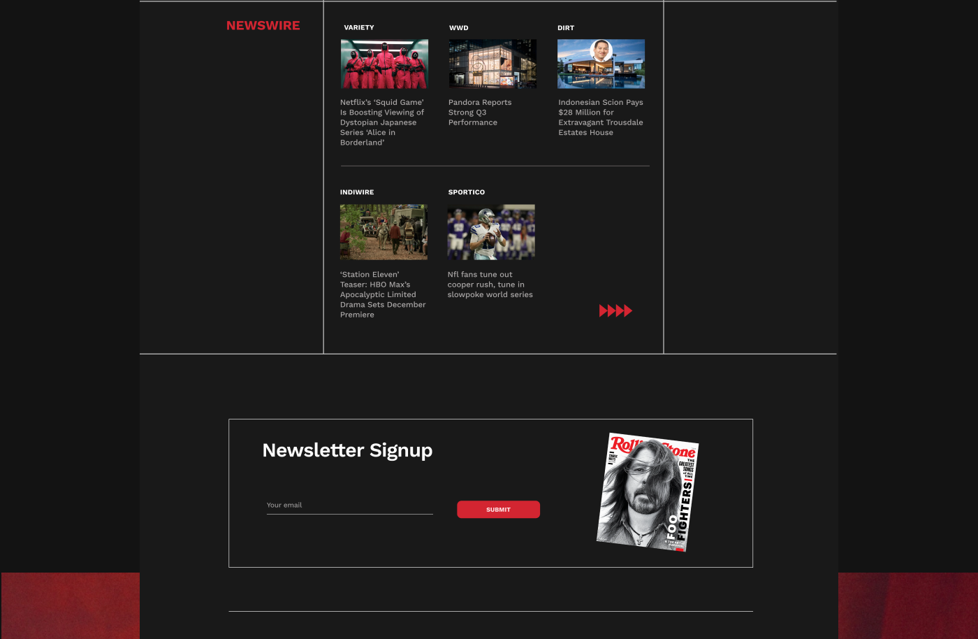 Rolling Stone - news magazine website redesign — Изображение №13 — Интерфейсы, Анимация на Dprofile