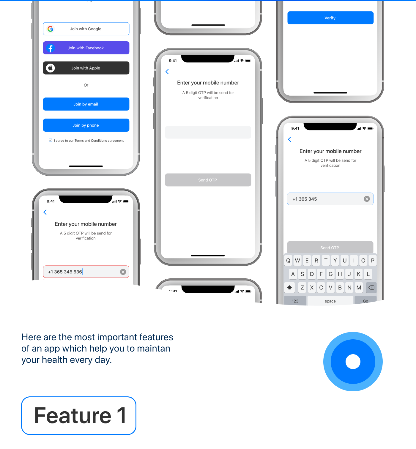 FeelGood - mobile app for healthcare — Изображение №7 — Интерфейсы, Анимация на Dprofile