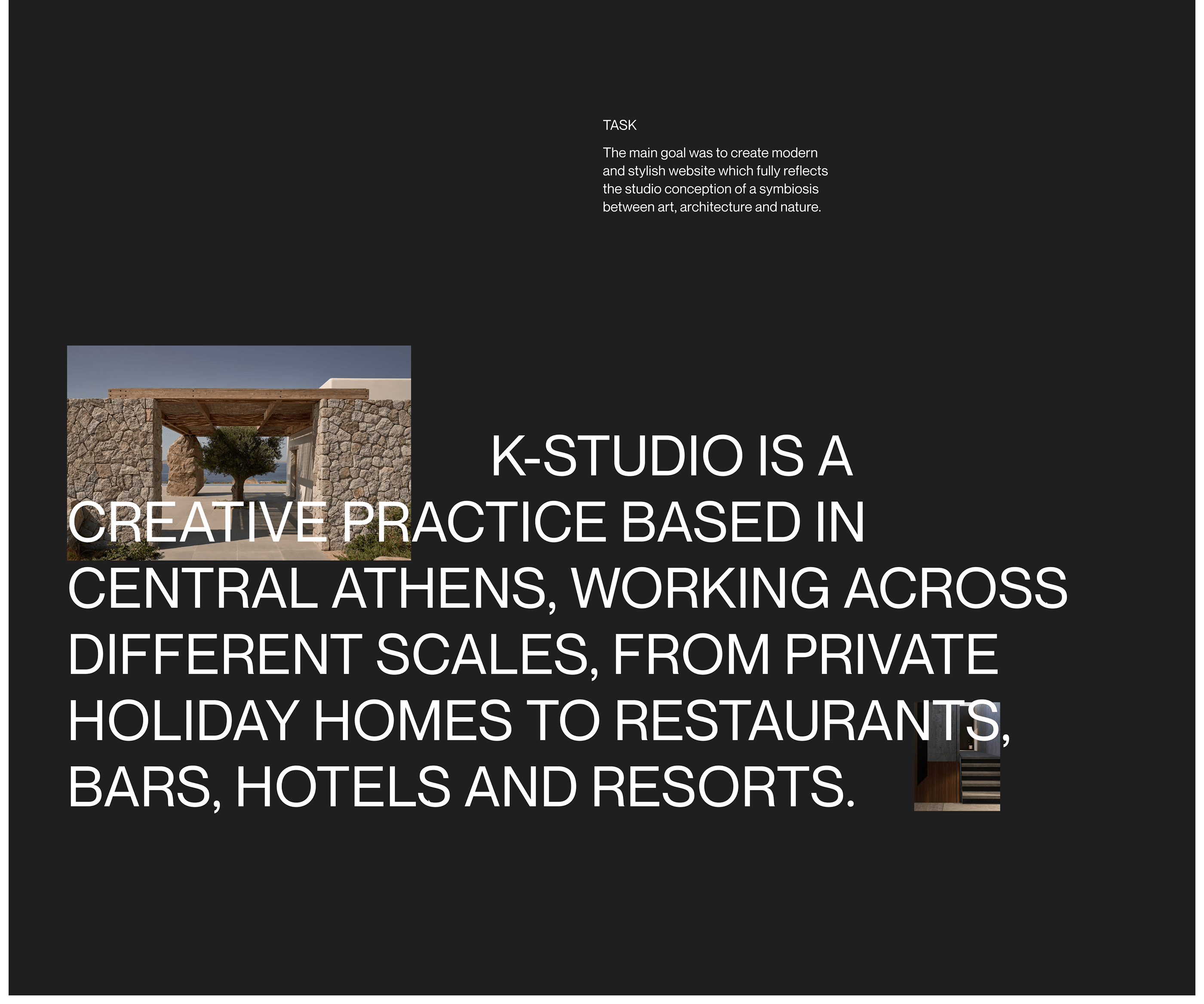 K-STUDIO - Architecture & Design Studio — Изображение №2 — Интерфейсы, Анимация на Dprofile