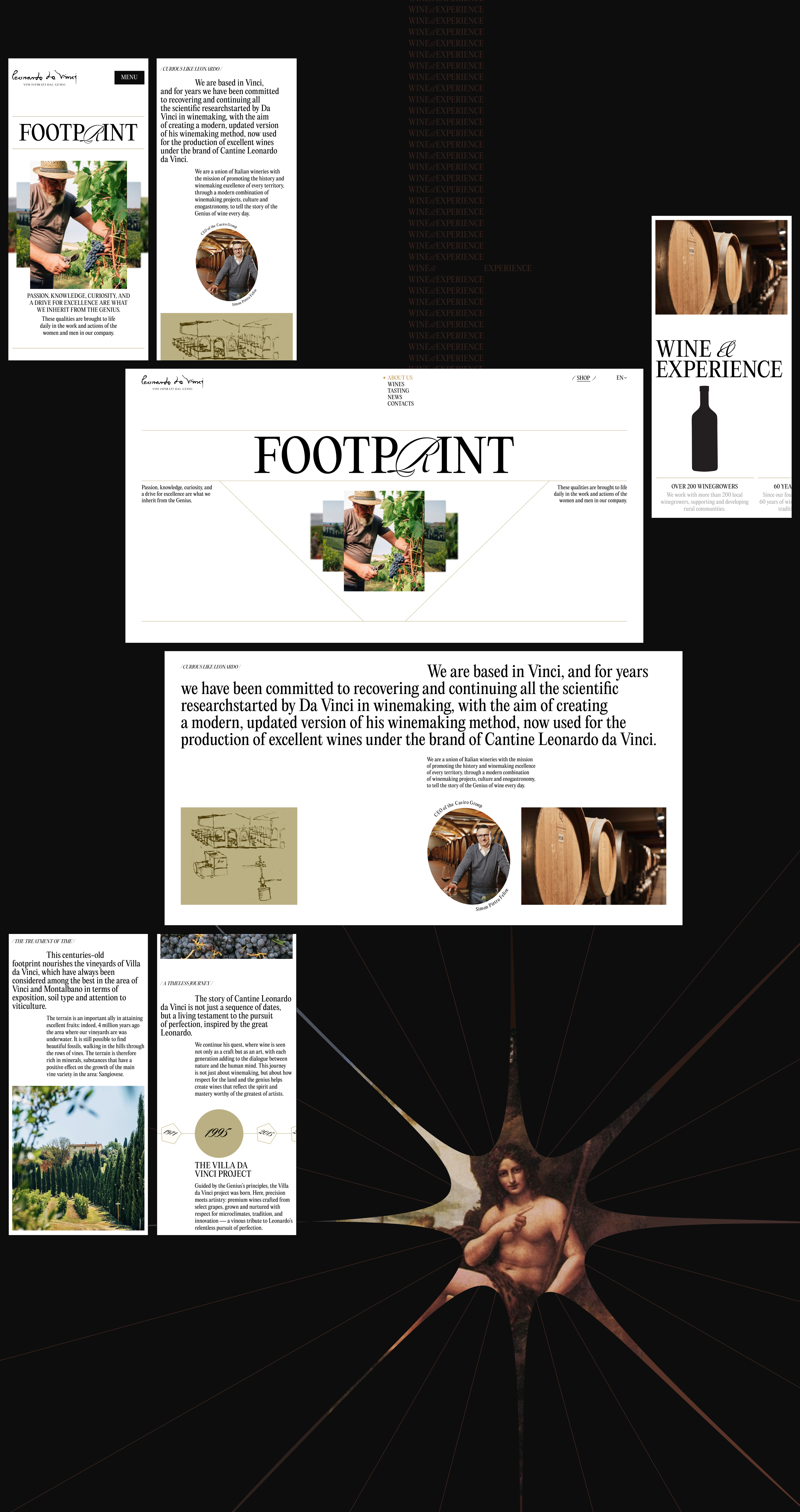 Leonardo da Vinci Wine | Corporate website — Изображение №9 — Интерфейсы на Dprofile
