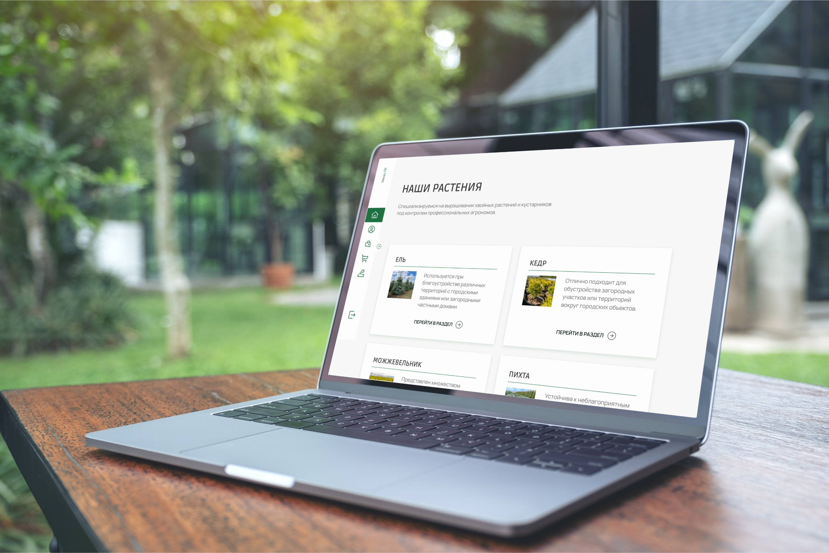 Интернет-магазин питомника растений САЙТ ПОД КЛЮЧ — Изображение №10 — Интерфейсы на Dprofile