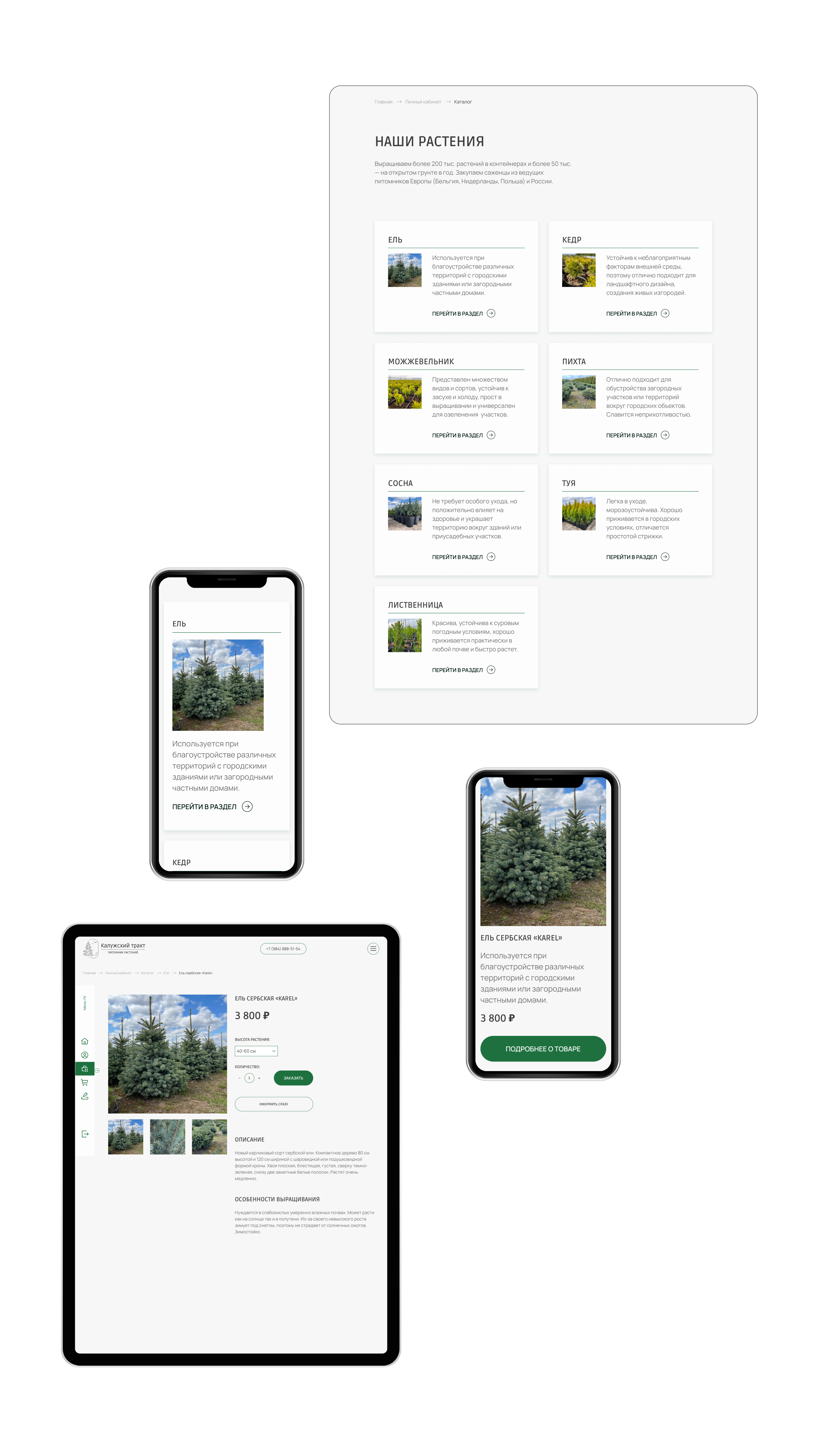 Интернет-магазин питомника растений САЙТ ПОД КЛЮЧ — Изображение №11 — Интерфейсы на Dprofile