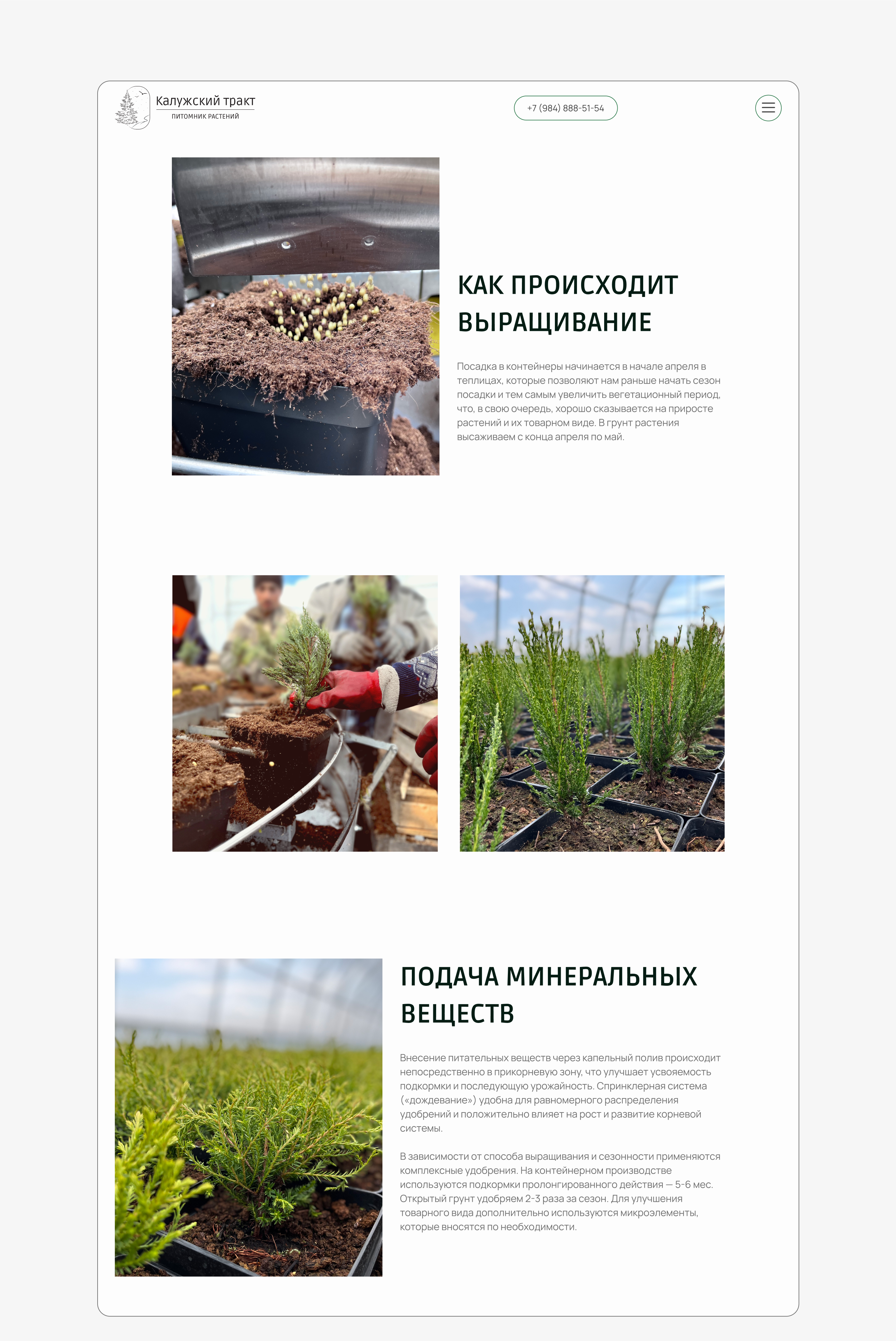 Интернет-магазин питомника растений САЙТ ПОД КЛЮЧ — Изображение №22 — Интерфейсы на Dprofile