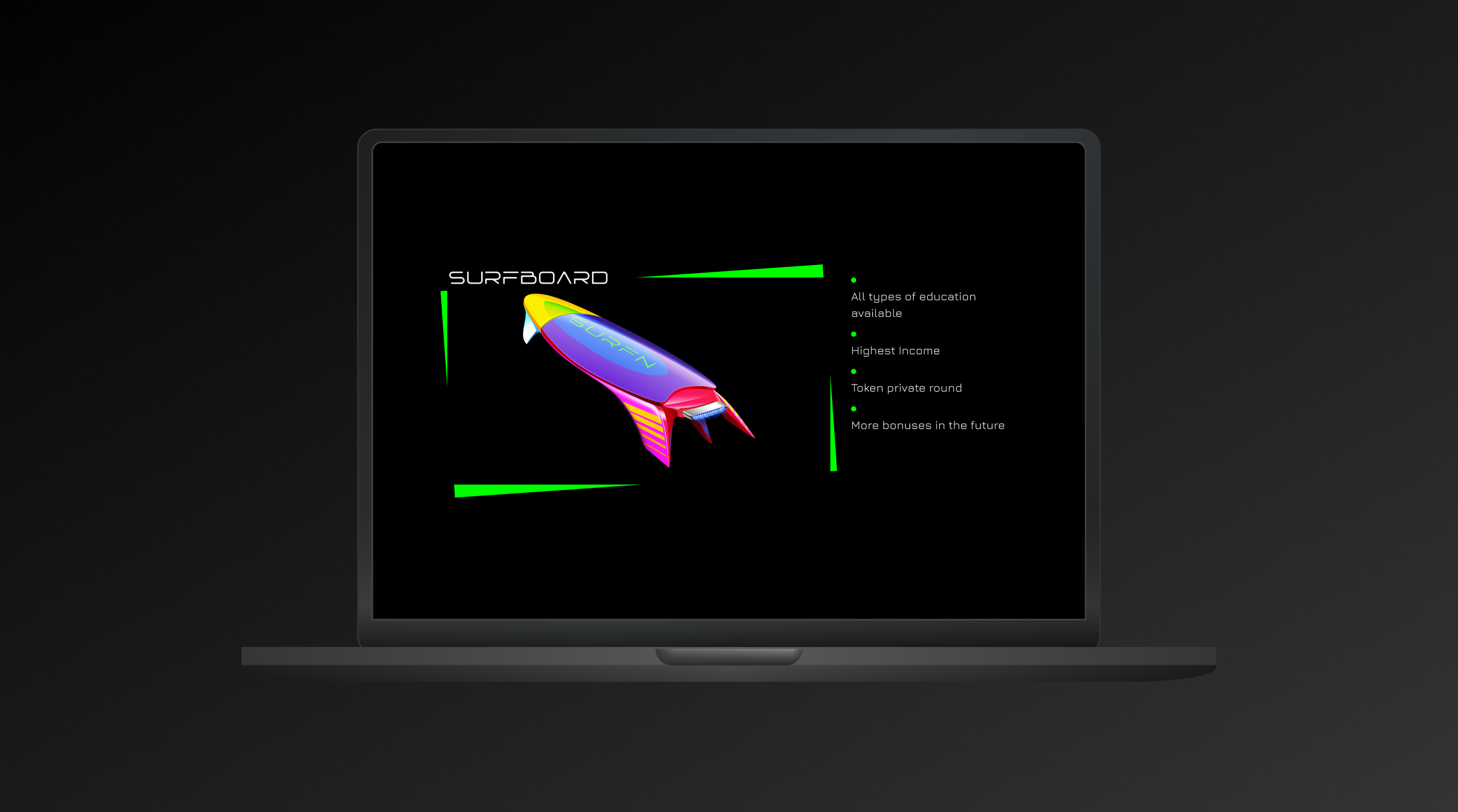 SURFN — NFT разработка сайта — Изображение №1 — Интерфейсы, Графика на Dprofile