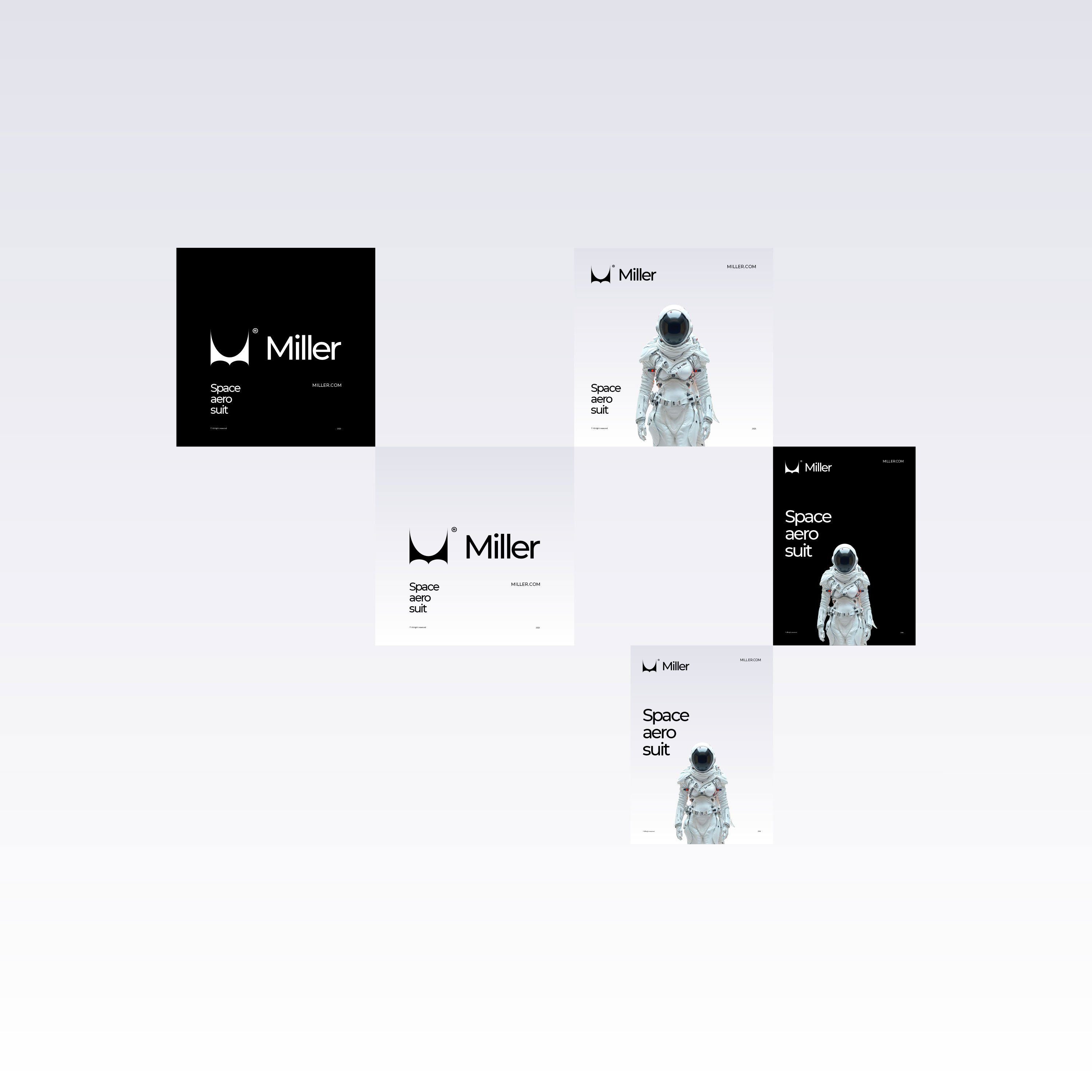 Miller / Space aero suit / логотип — Изображение №5 — Брендинг на Dprofile