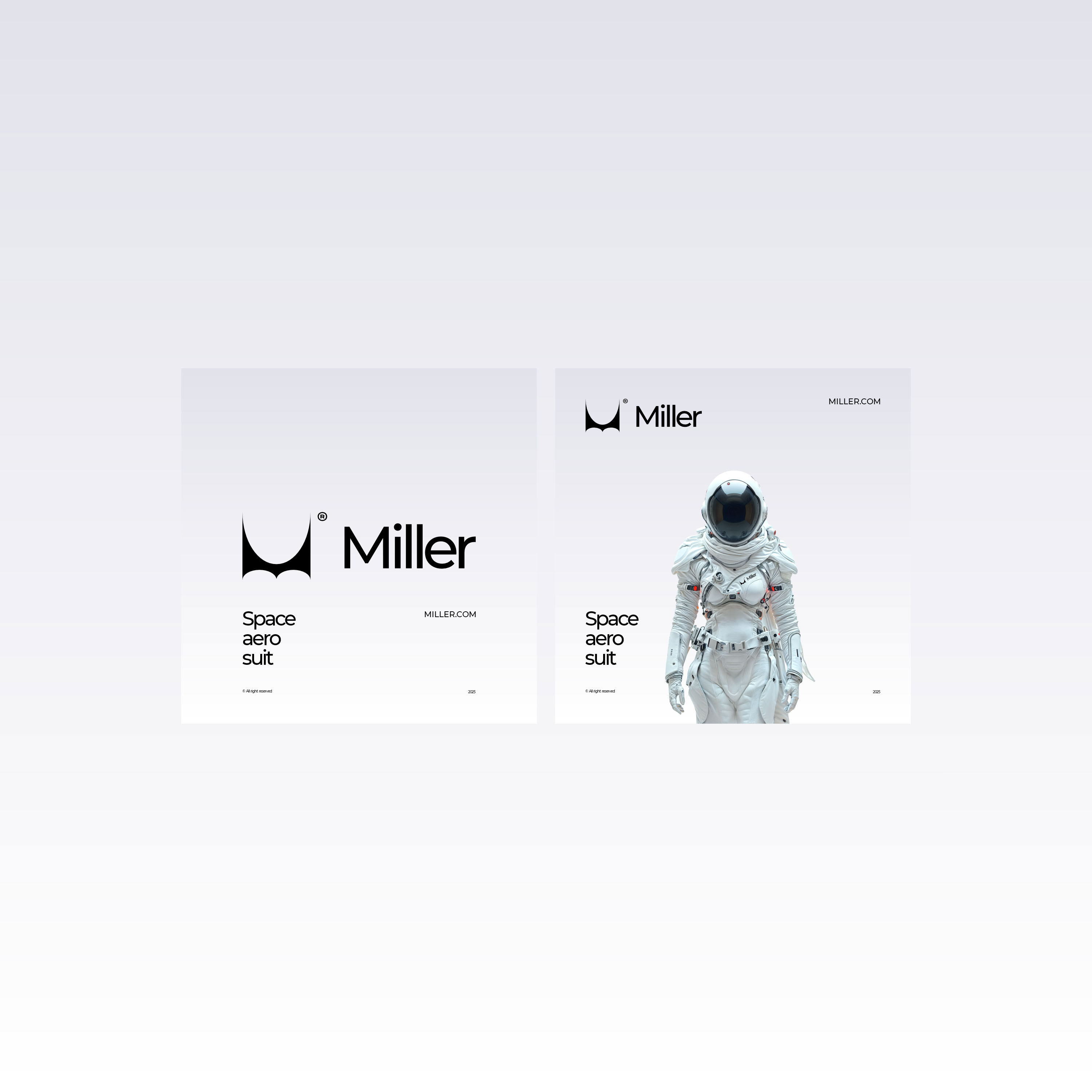Miller / Space aero suit / логотип — Изображение №3 — Брендинг на Dprofile