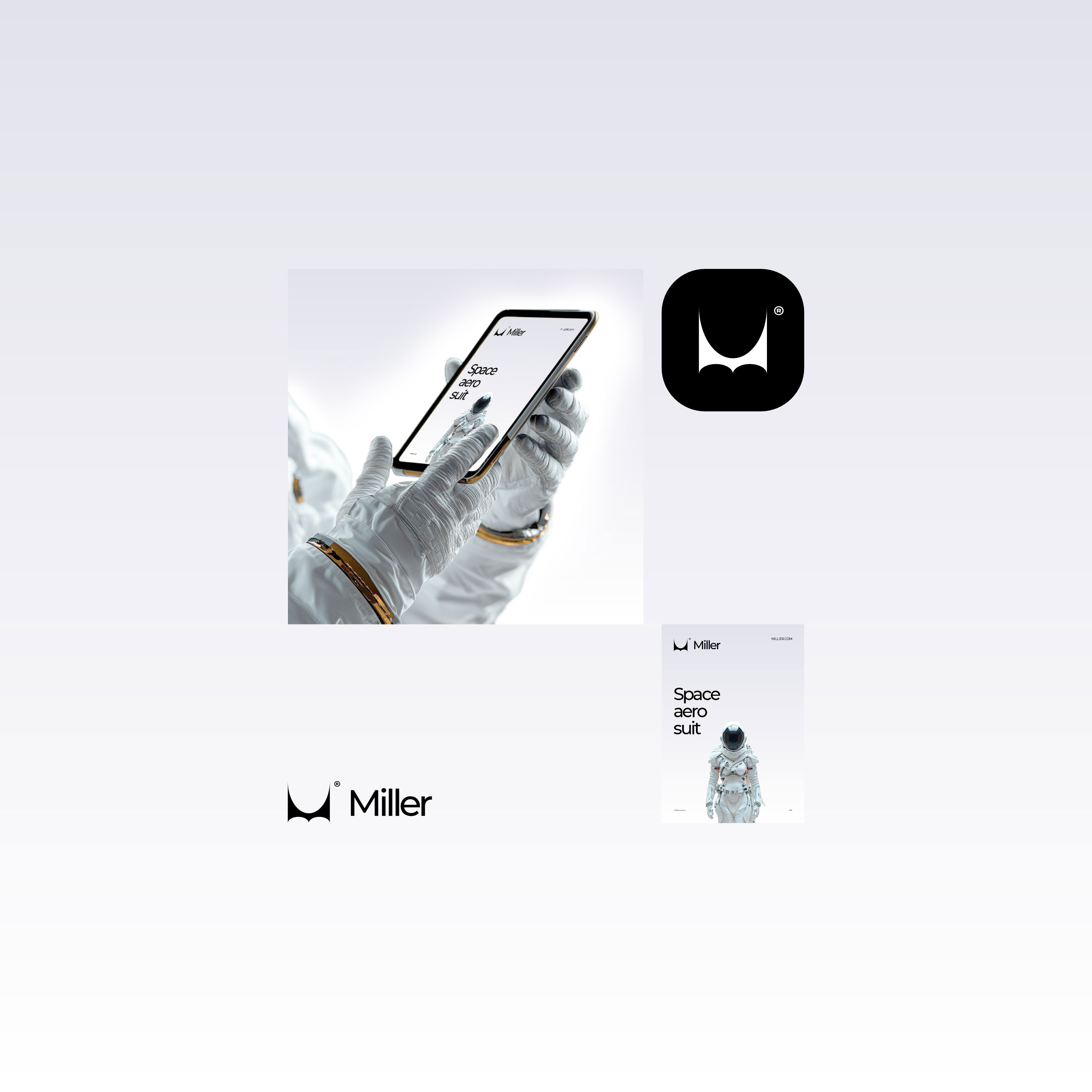 Miller / Space aero suit / логотип — Изображение №4 — Брендинг на Dprofile