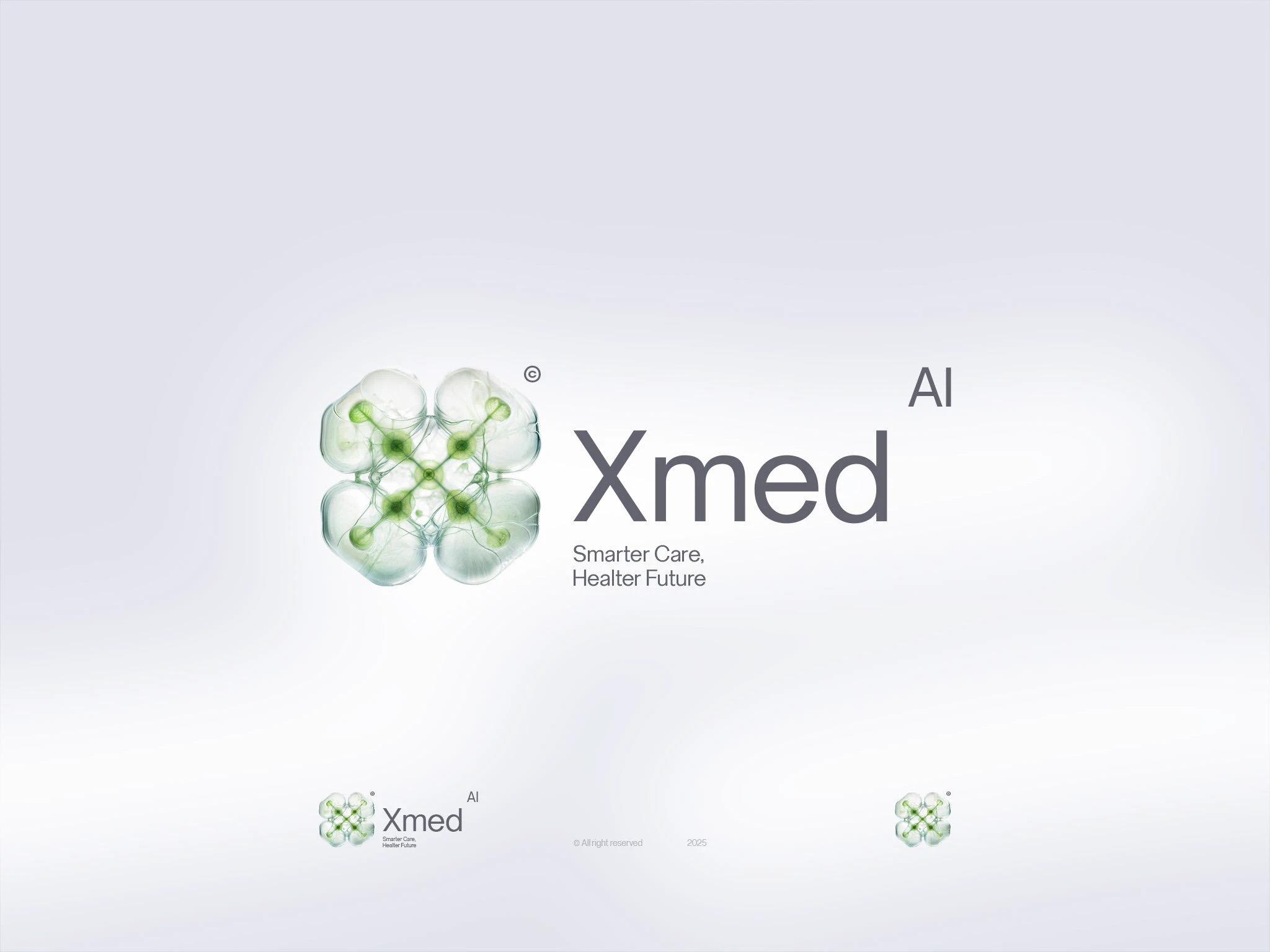 Xmed AI / логотип — Изображение №1 — Брендинг на Dprofile