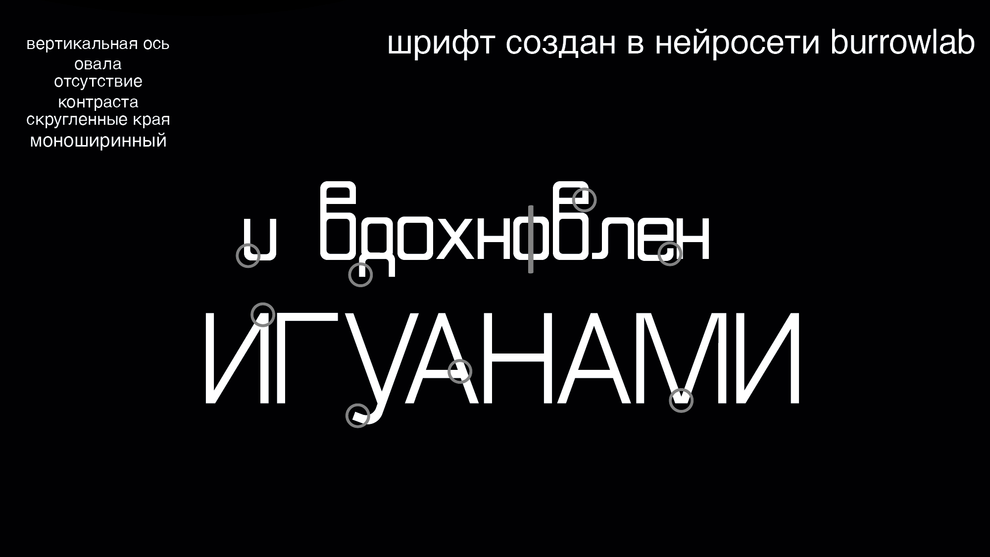 Шрифт IGUANAfont — Изображение №2 — Графика на Dprofile