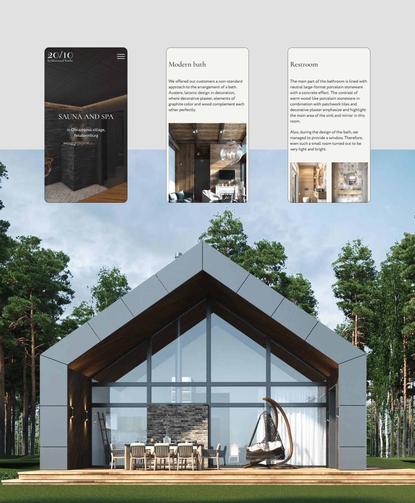 Redesign concept 20/10 Architectural studio — Изображение №9 — Интерфейсы на Dprofile