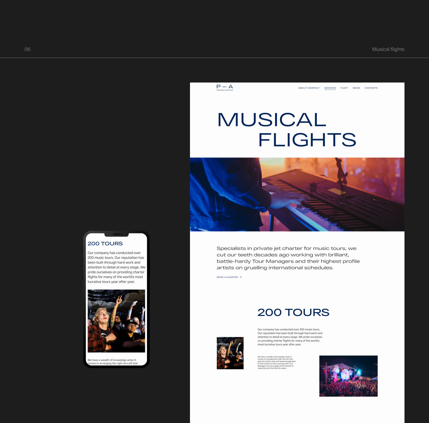 Premier Aviation — Изображение №11 — Интерфейсы на Dprofile