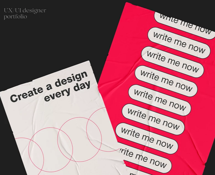UX/UI portfolio на Dprofile