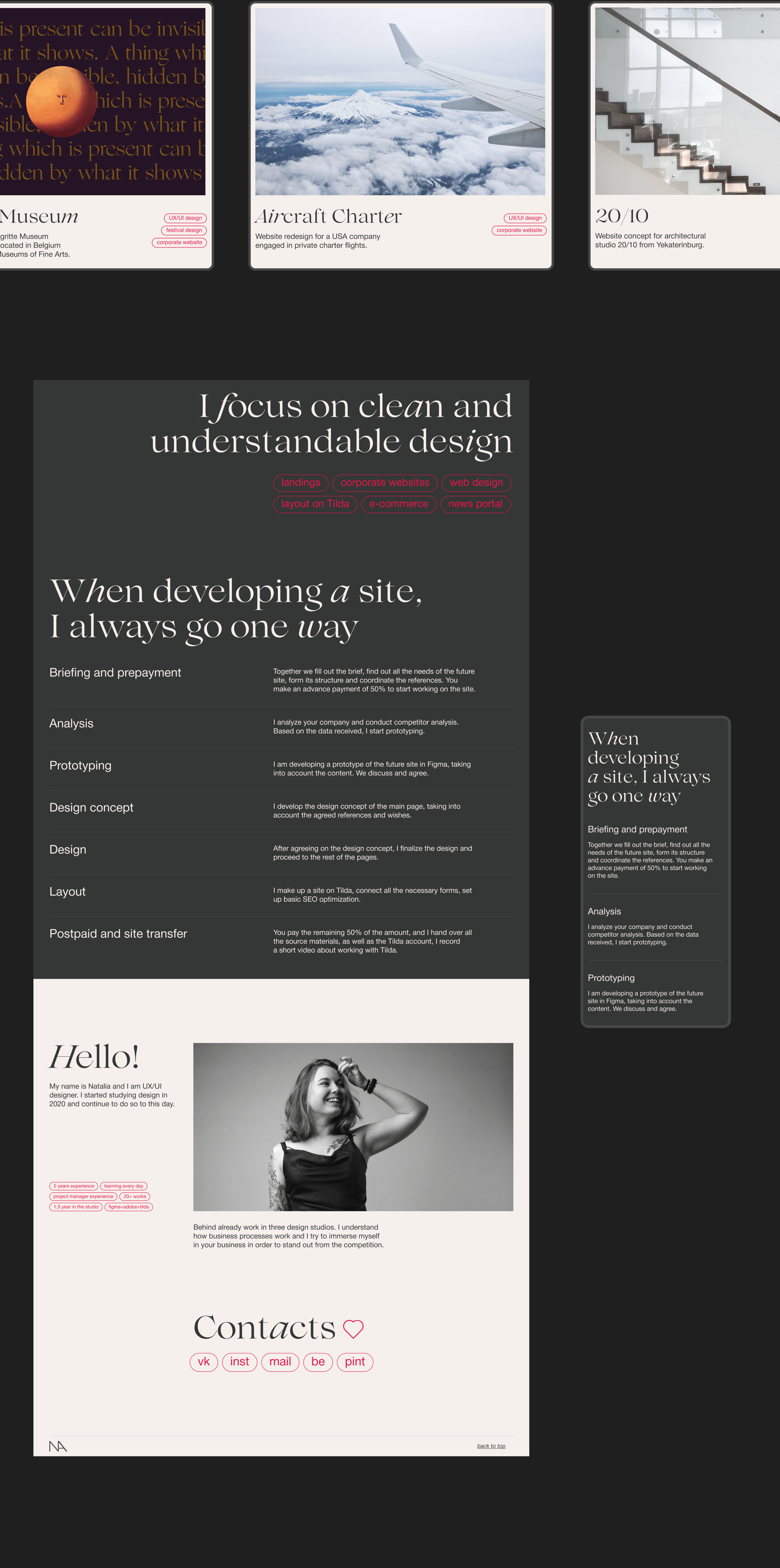 UX/UI portfolio — Изображение №3 — Интерфейсы на Dprofile