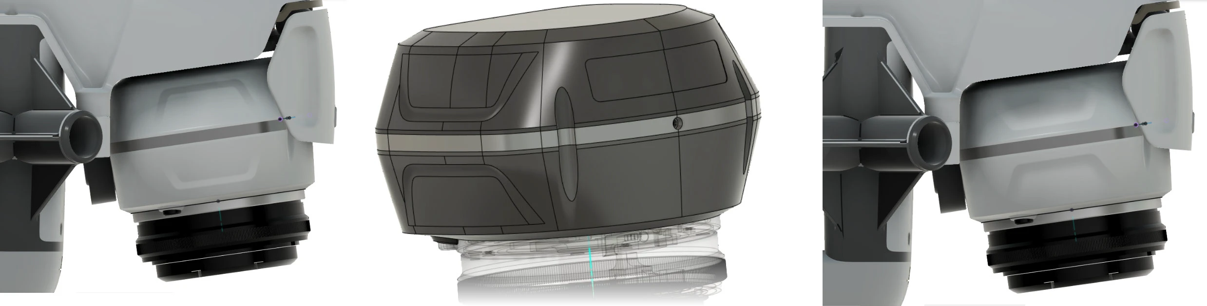 БПЛА ВИДЕОКАМЕРА PF1B | GEOSCAN, 2023 — Изображение №10 — 3D на Dprofile