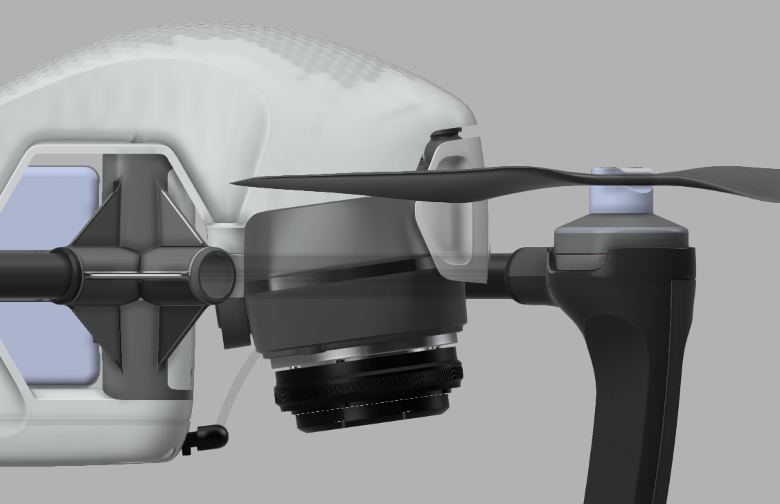БПЛА ВИДЕОКАМЕРА PF1B | GEOSCAN, 2023 — Изображение №5 — 3D на Dprofile