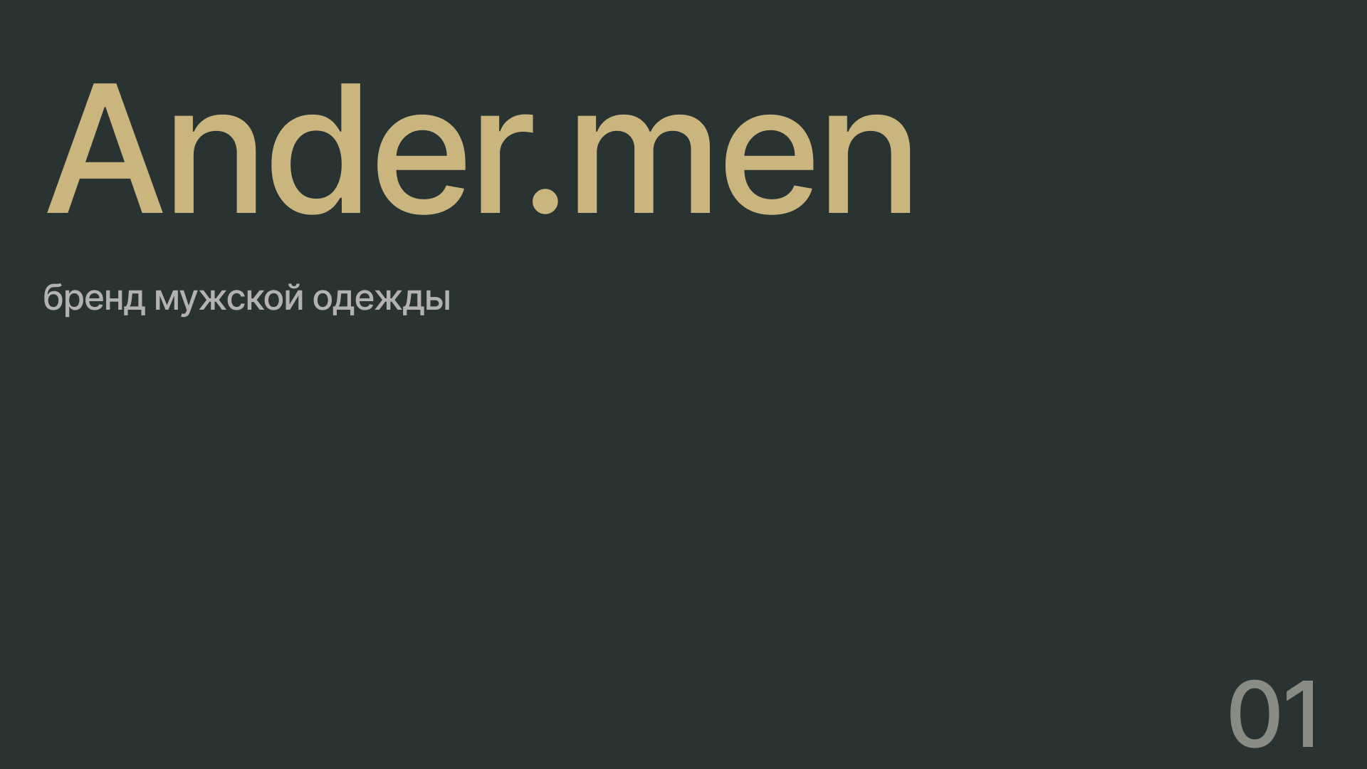Ander.men — Изображение №1 — Брендинг, Маркетинг на Dprofile