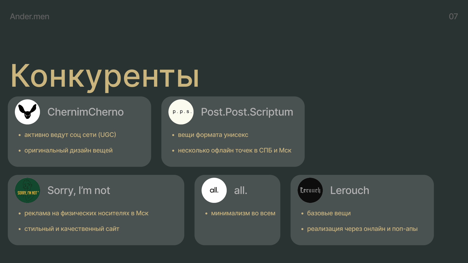 Ander.men — Изображение №7 — Брендинг, Маркетинг на Dprofile