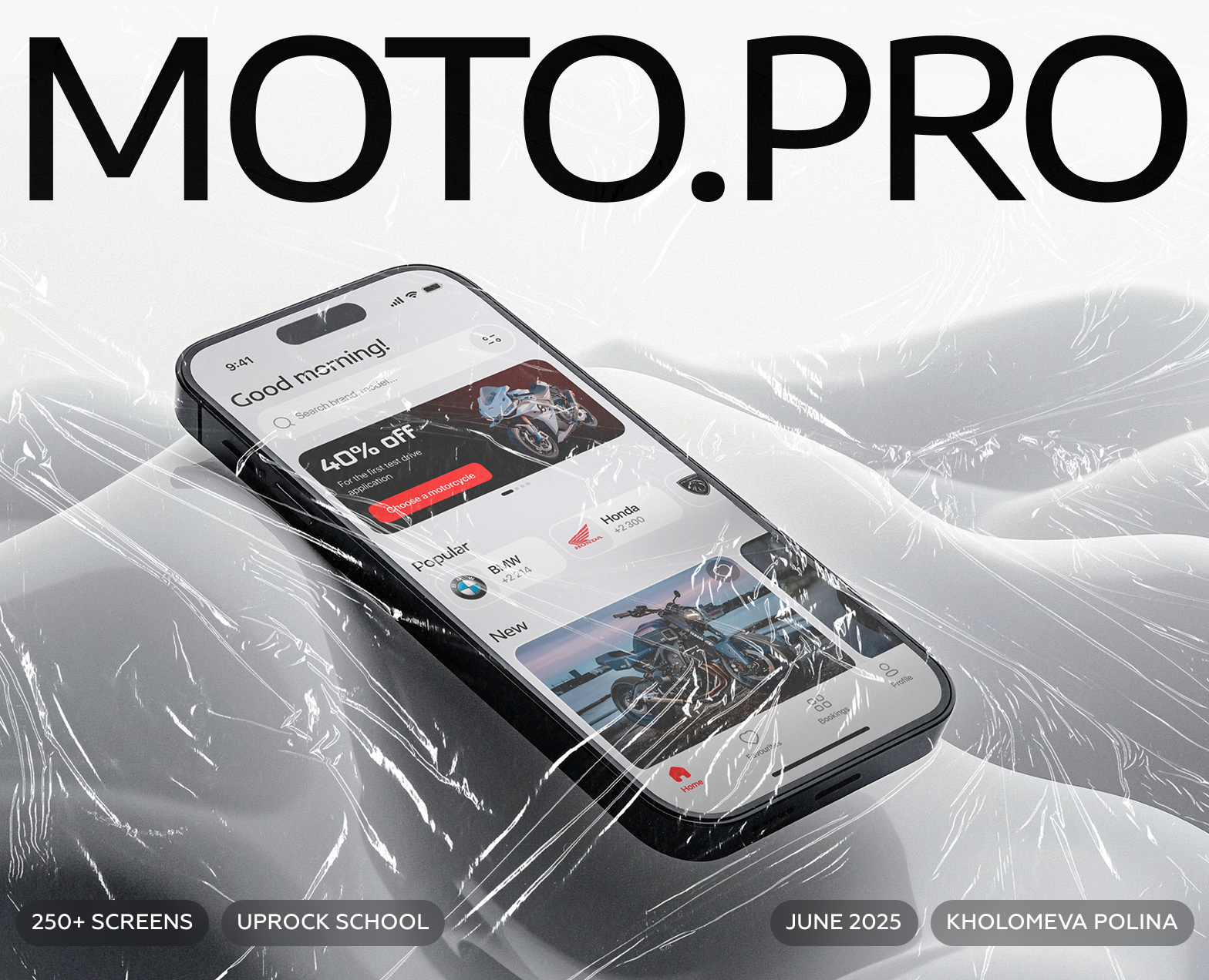 MOTO.PRO | Mobile App UI UX — Интерфейсы на Dprofile