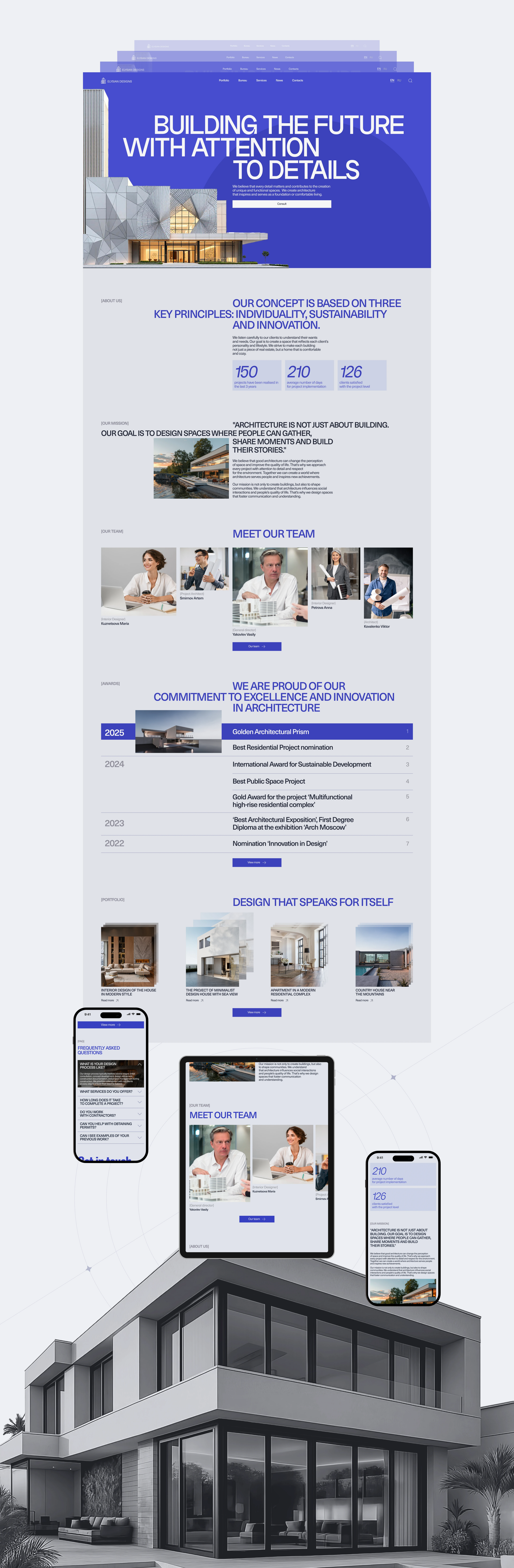 ELYSIAN DESIGNS | Corporate website — Изображение №5 — Интерфейсы на Dprofile