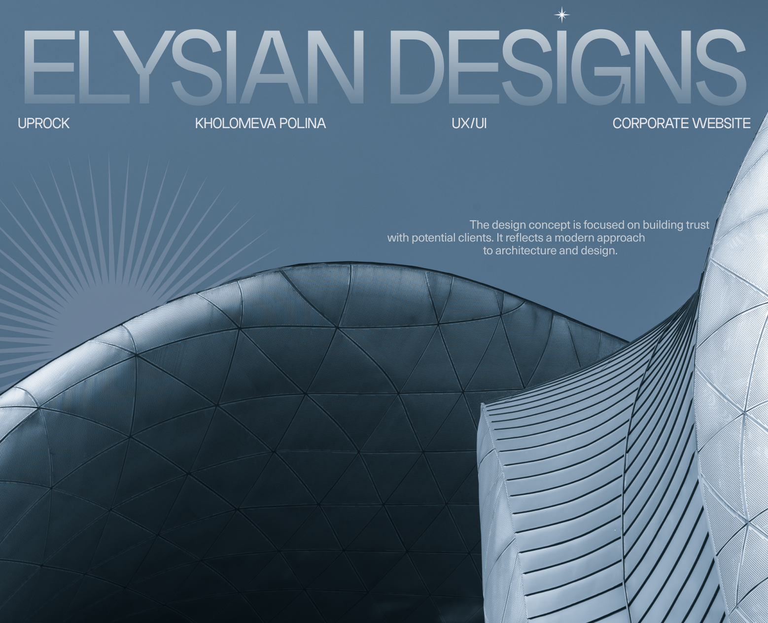 ELYSIAN DESIGNS | Corporate website — Интерфейсы на Dprofile
