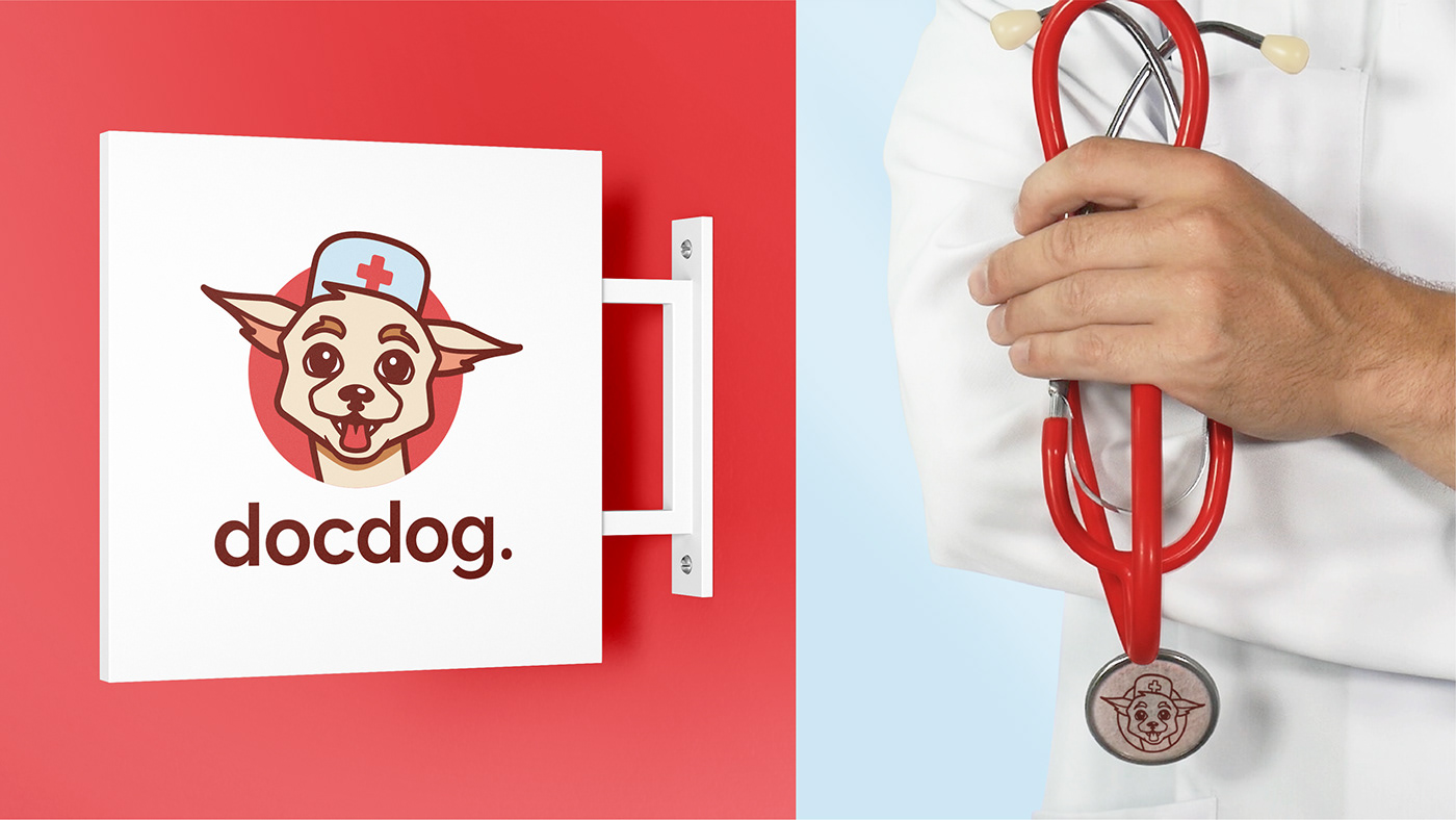 Логотип ветеринарной клиники docdog. — Изображение №5 — Брендинг, Графика на Dprofile