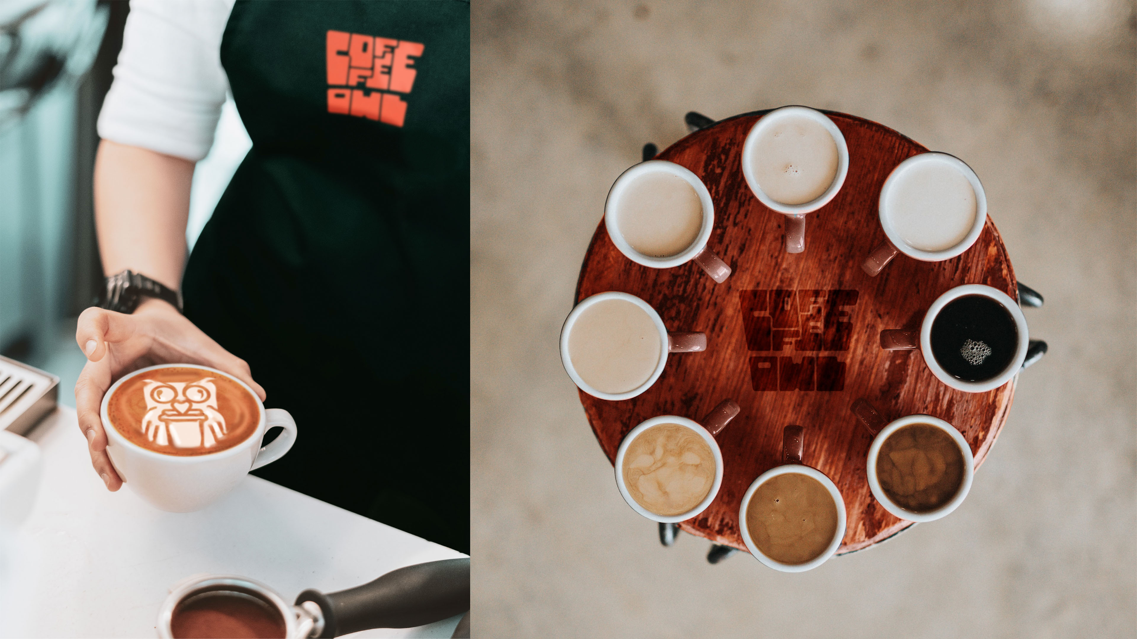 Логотип и фирменный стиль Coffee owl — Изображение №5 — Брендинг, Графика на Dprofile