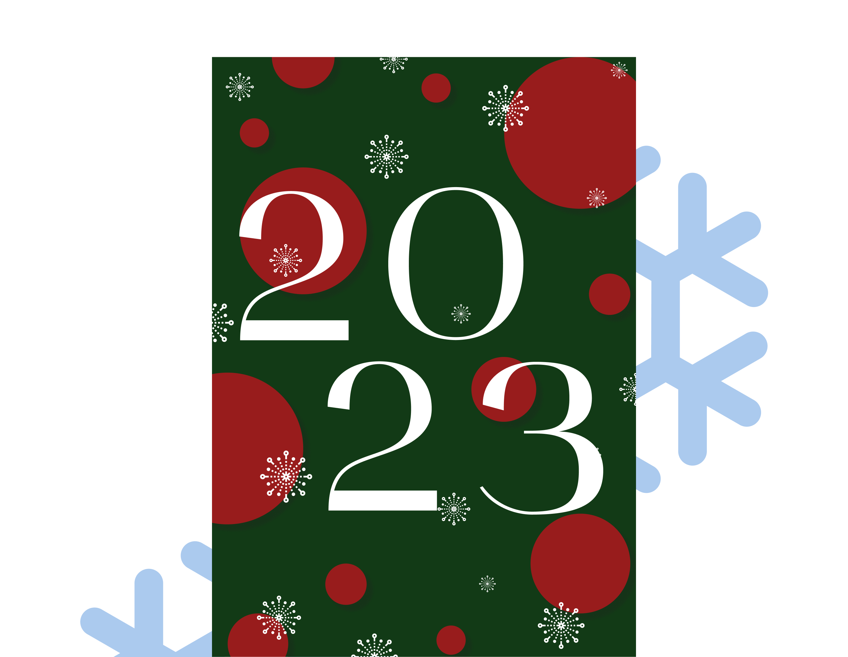 New Year 2023 Poster &  Card — Изображение №5 — Графика на Dprofile