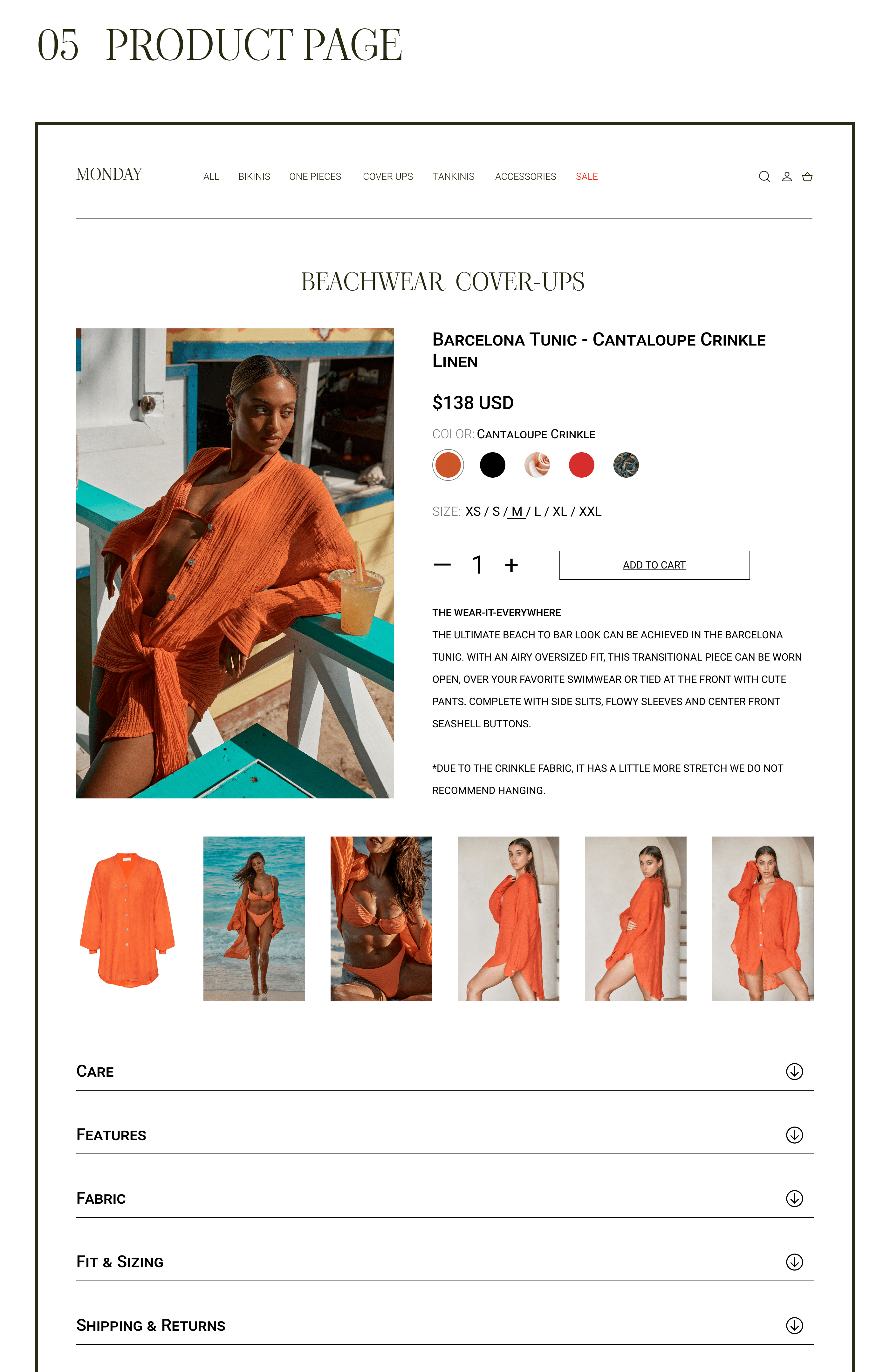 MONDAY SWIMWEAR REDESIGN CONCEPT — Изображение №12 — Интерфейсы на Dprofile