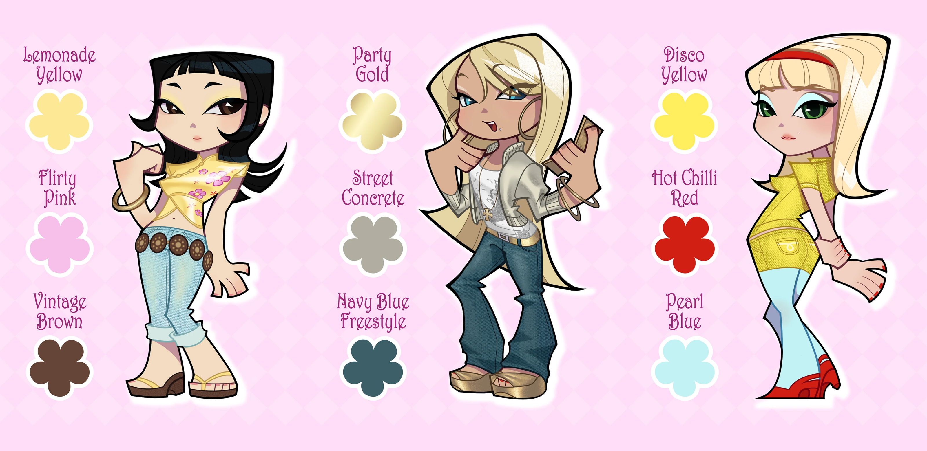 POP GIRLZ I Дизайн коллекционных карт — Изображение №4 — Иллюстрация, Графика на Dprofile
