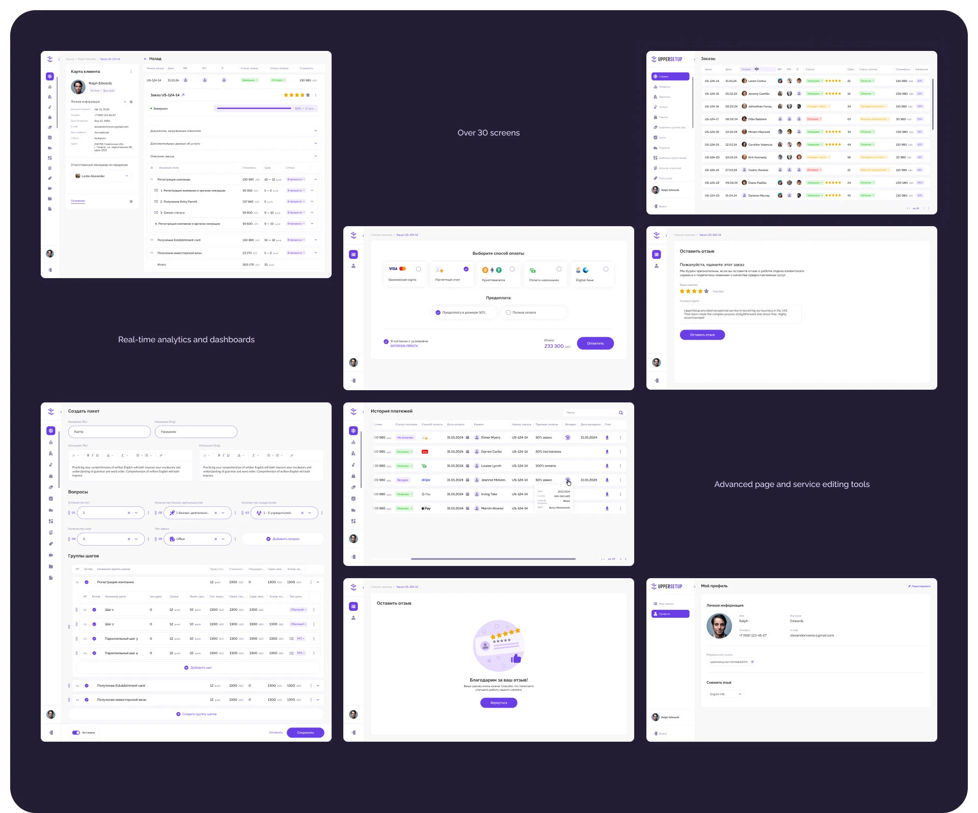 UPPERSETUP | Website & UX/UI Design — Изображение №15 — Интерфейсы на Dprofile