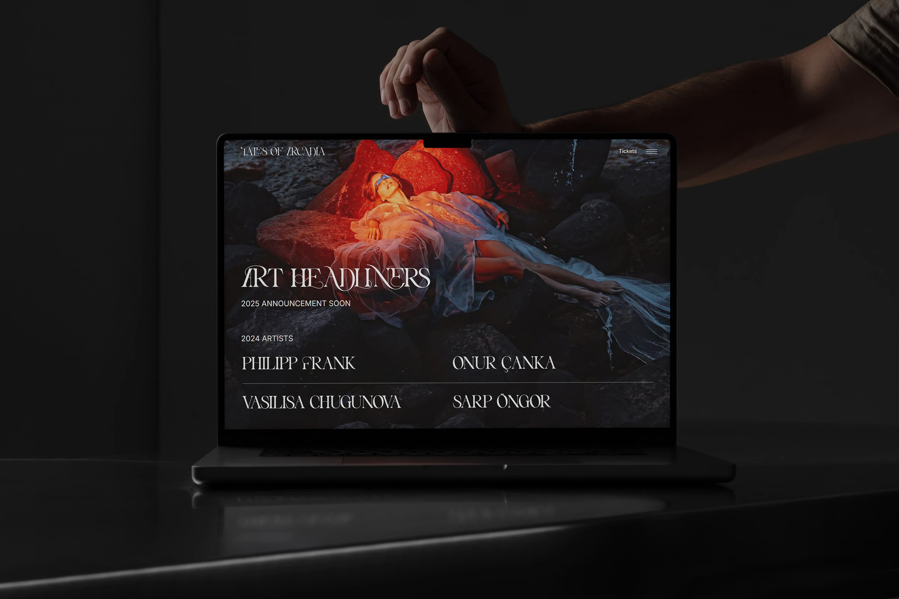 Tales of Arcadia | Web | Art & music Festival — Изображение №3 — Интерфейсы, Графика на Dprofile