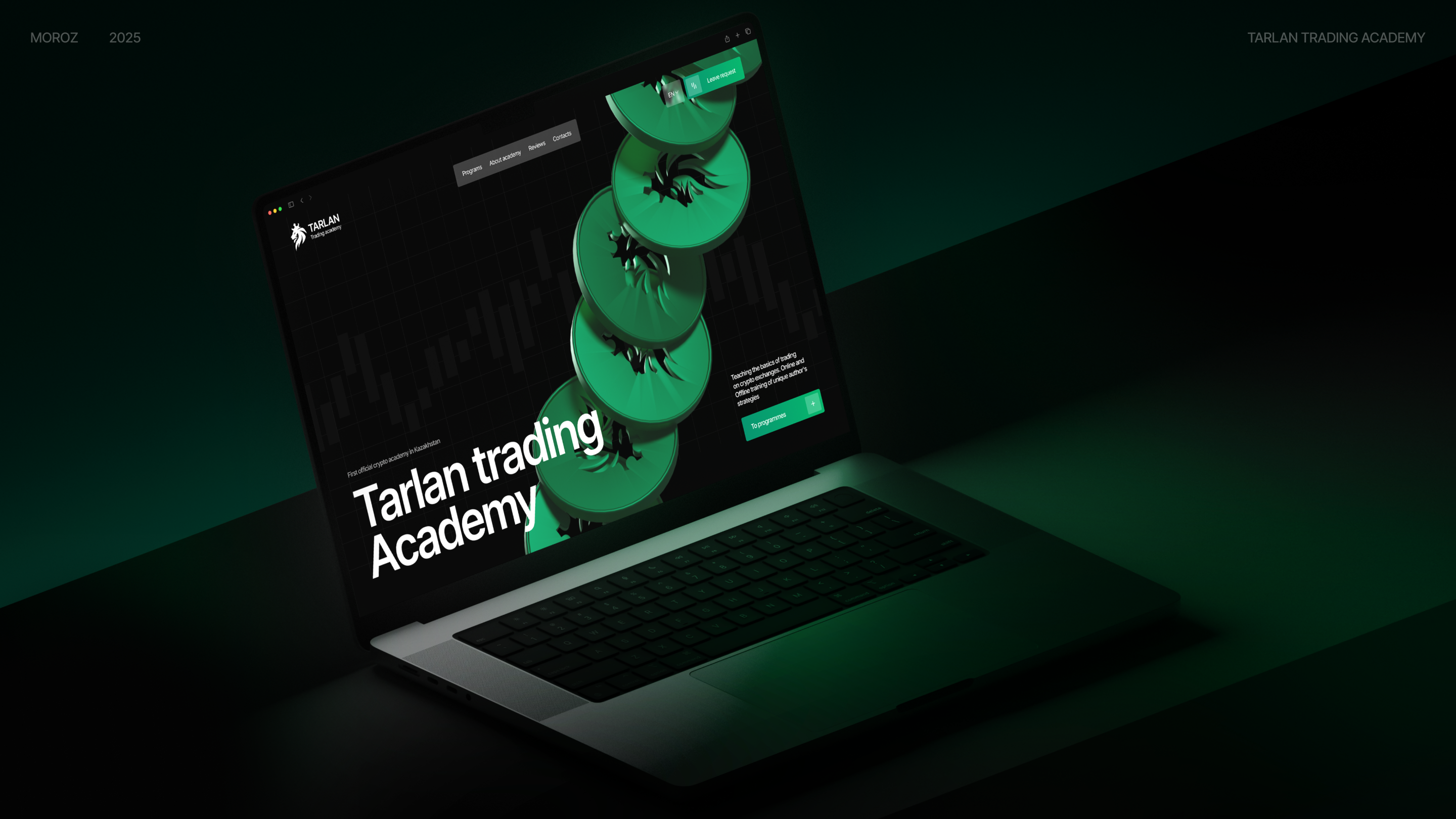 Tarlan Trading Academy — Изображение №1 — Интерфейсы, Анимация на Dprofile