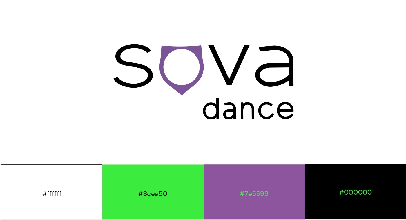 SOVA (ребрендинг для школы танцев) — Изображение №2 — Брендинг, Графика на Dprofile
