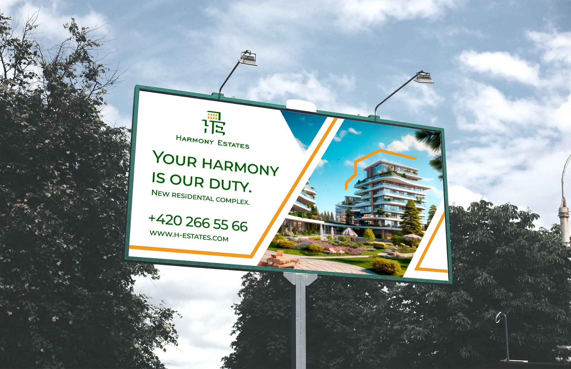 Harmony Estates (фирменный стиль для управляющей компании) — Изображение №5 — Брендинг, Графика на Dprofile