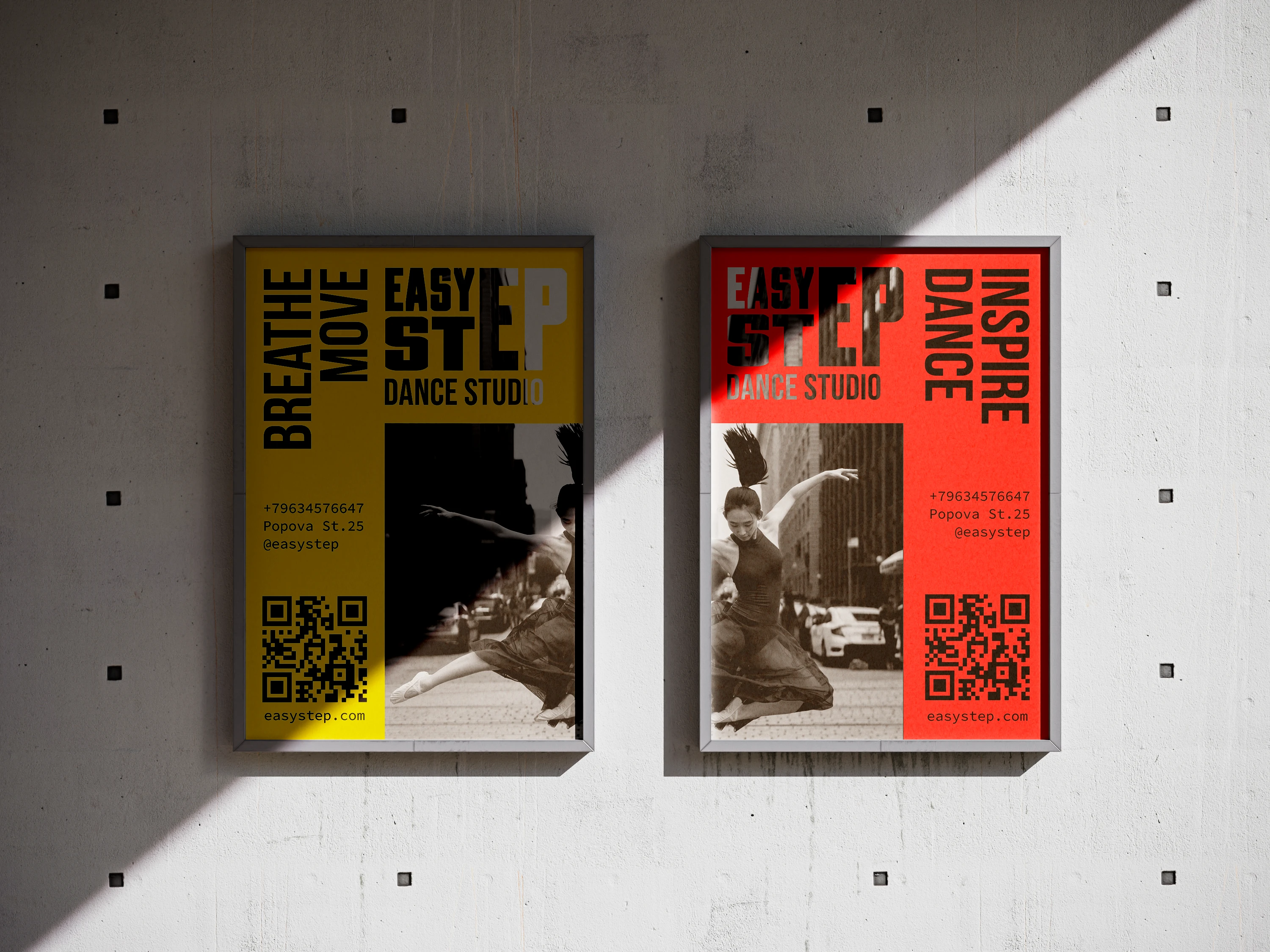EASY STEP (студия современного танца) — Изображение №5 — Брендинг на Dprofile