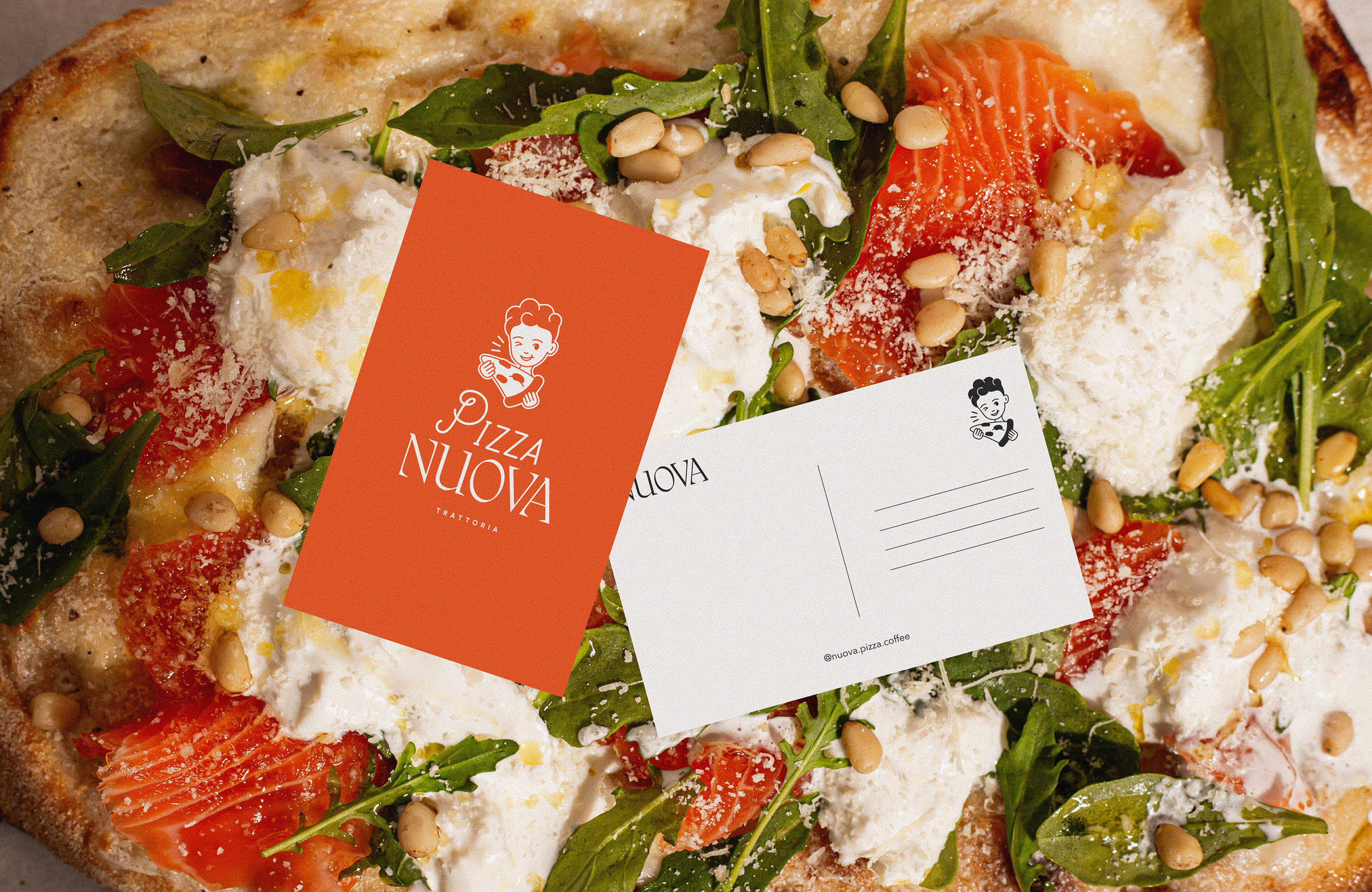 Pizza Nuova Logo — Изображение №3 — Брендинг, Графика на Dprofile