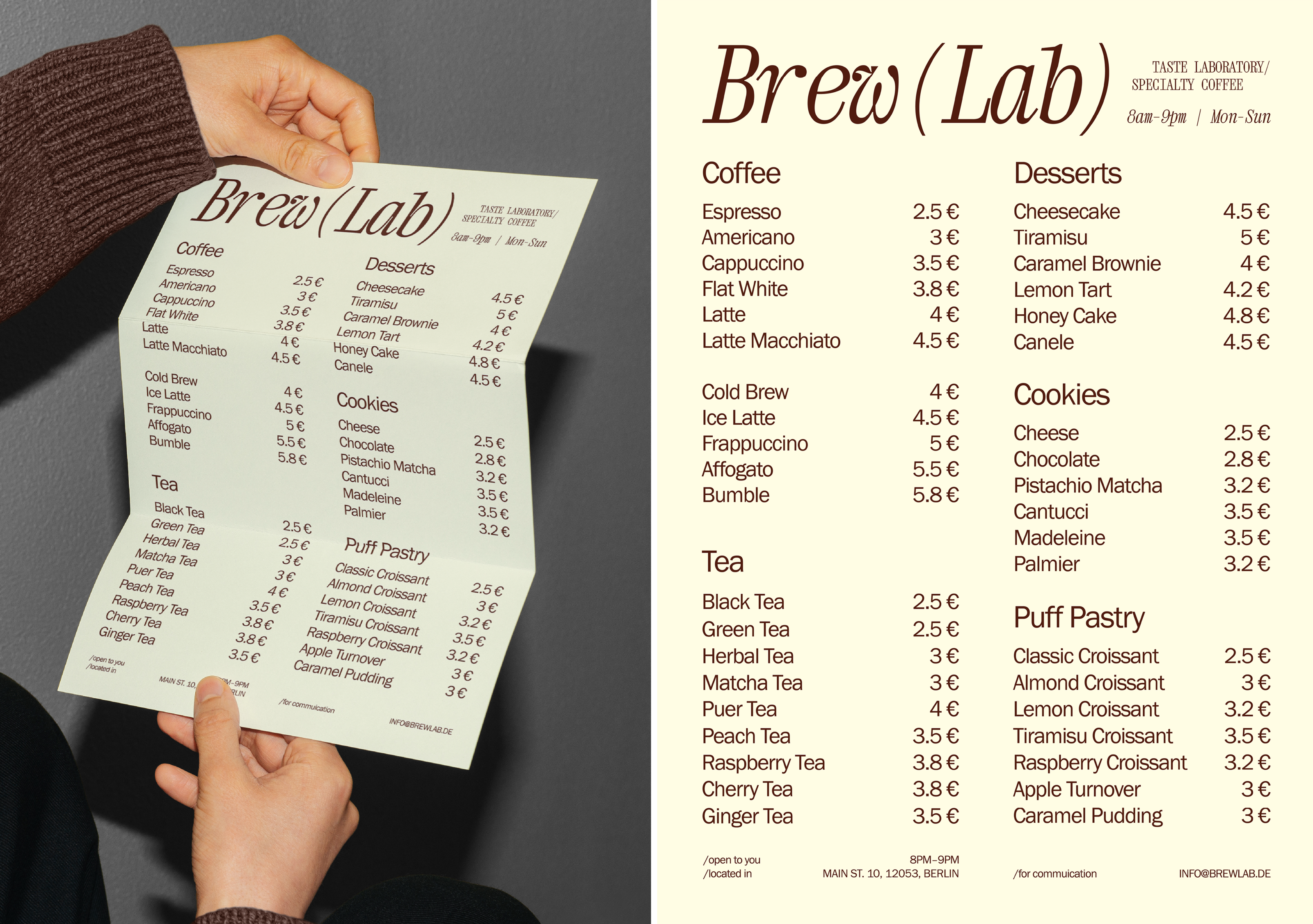 Brew Lab | Brand Identity — Изображение №6 — Брендинг на Dprofile