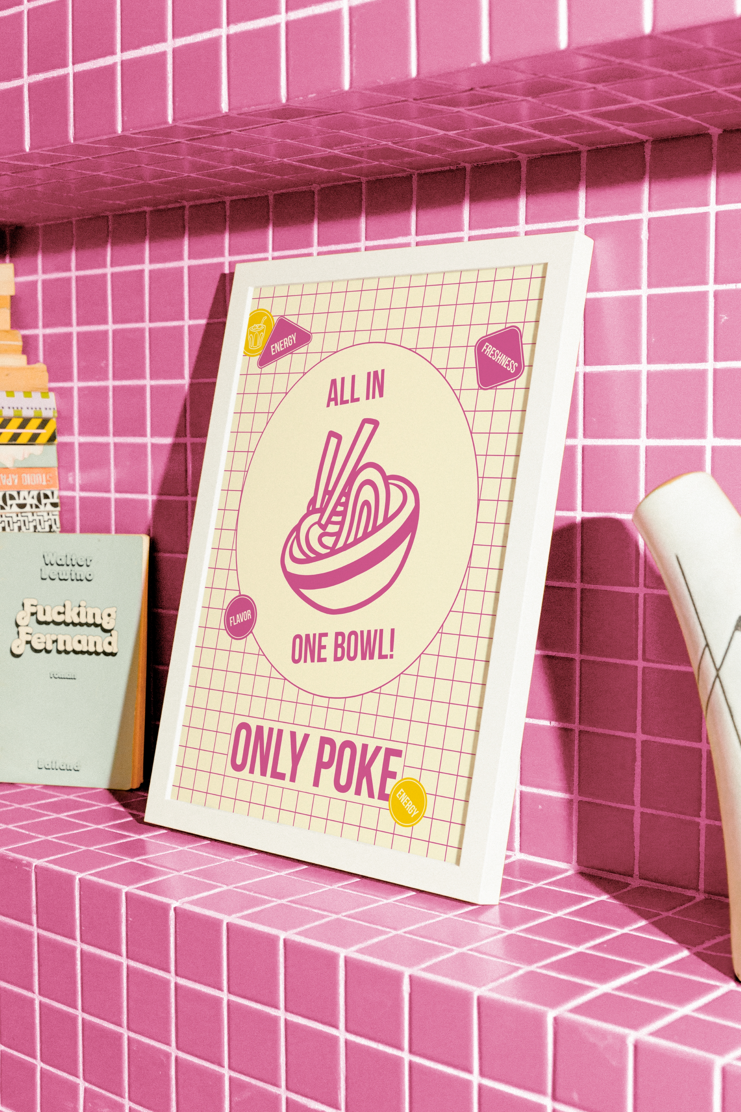 POKÉ – Poke Bowl Restaurant | Brand Identity — Изображение №8 — Брендинг, Графика на Dprofile