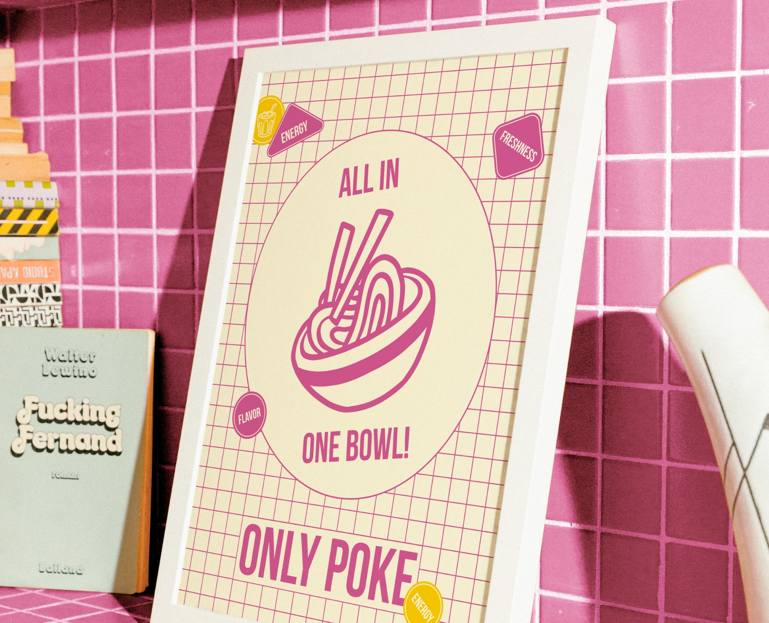 POKÉ – Poke Bowl Restaurant | Brand Identity на Dprofile