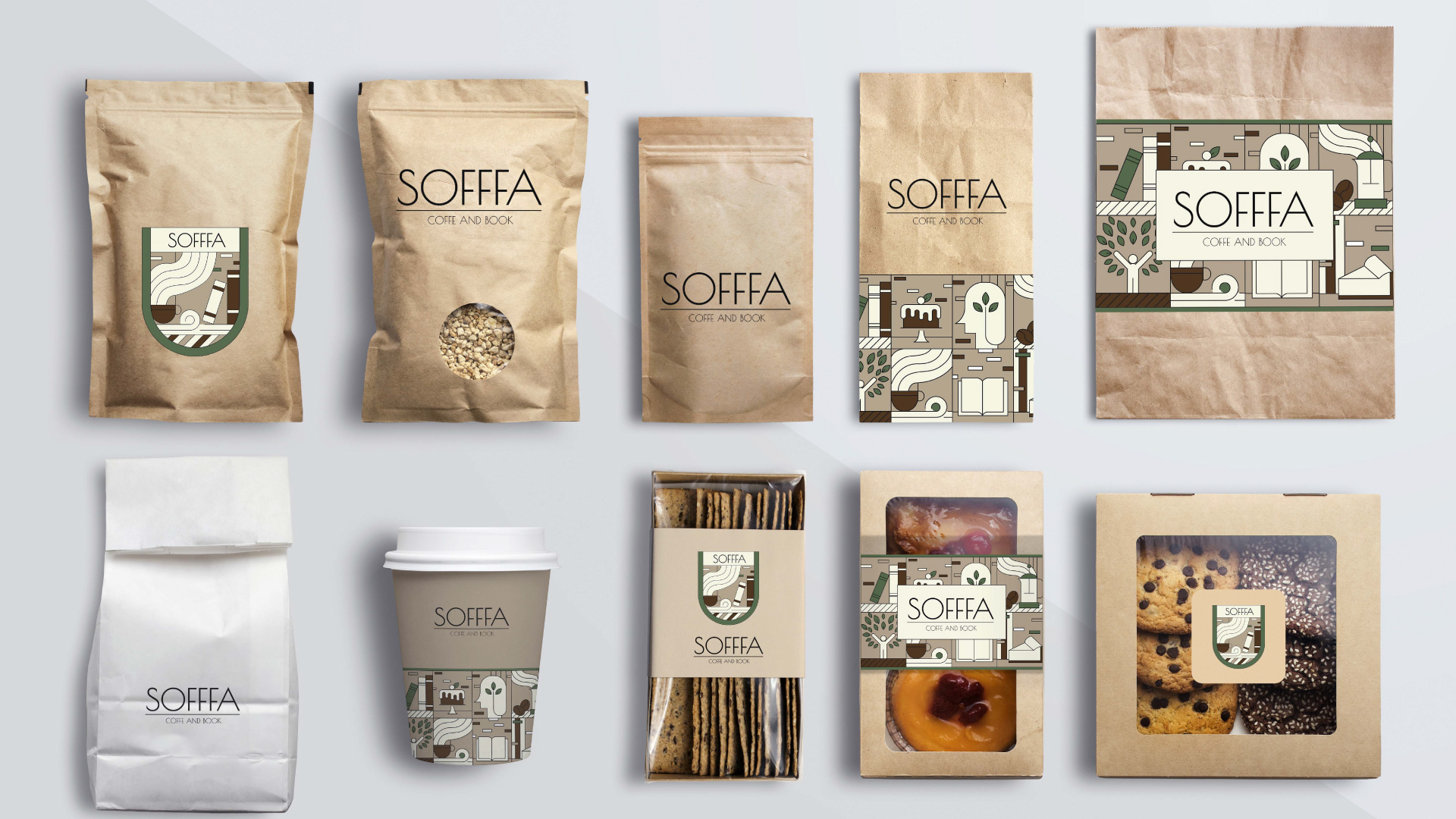 Фирменный стиль кофейни "Sofffa" — Изображение №10 — Брендинг, Графика на Dprofile