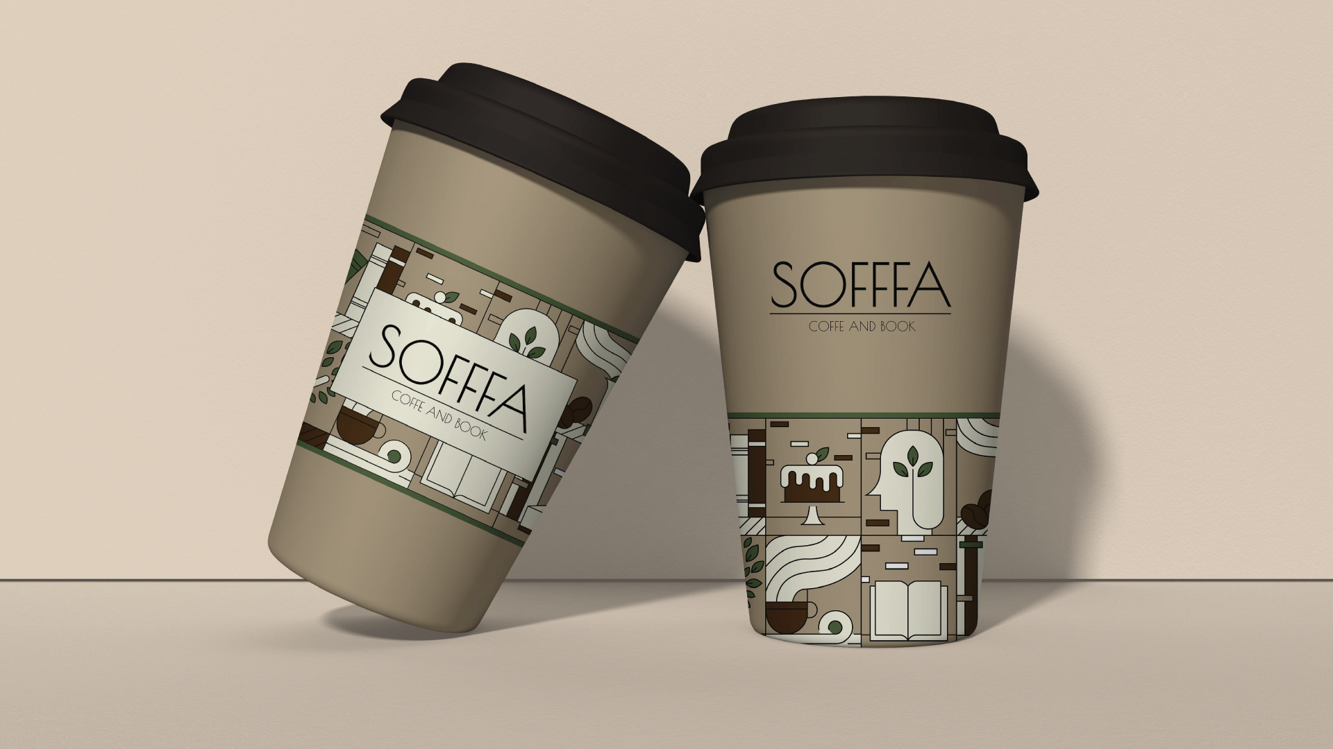 Фирменный стиль кофейни "Sofffa" — Изображение №8 — Брендинг, Графика на Dprofile
