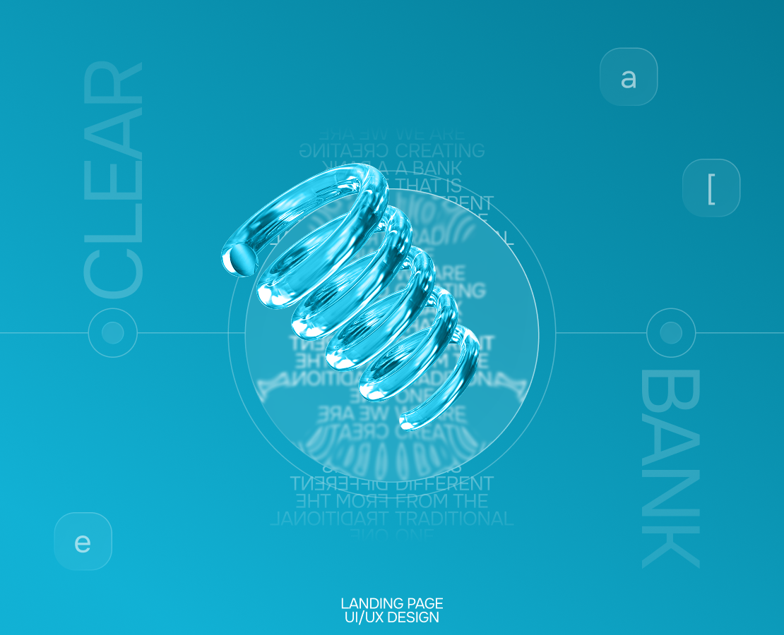 Clear.Bank — landing page на Dprofile