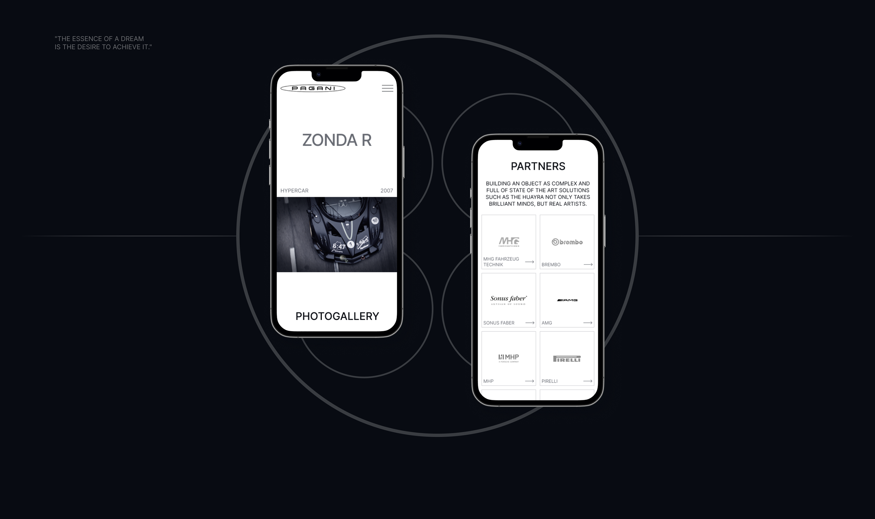Pagani — UI UX Design Concept — Изображение №4 — Интерфейсы на Dprofile