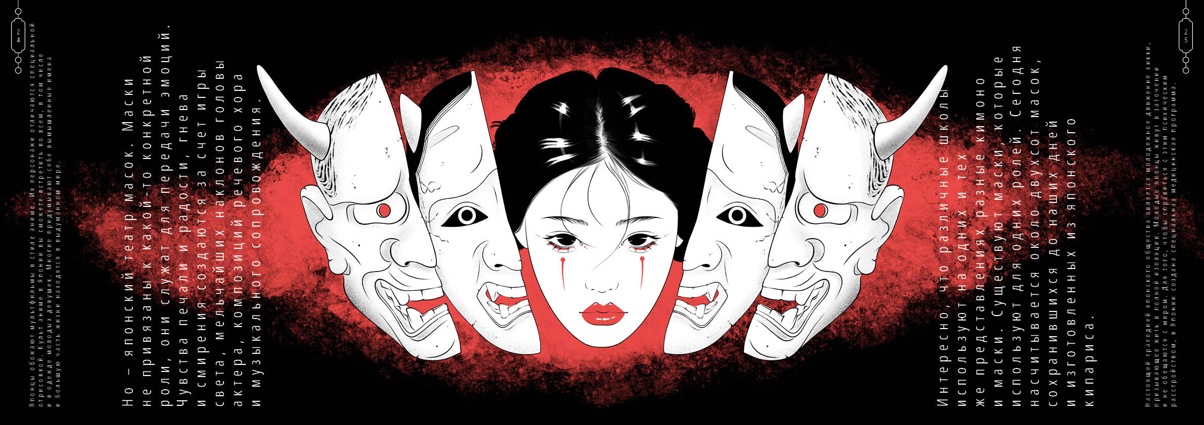 Книга «Театр Японии» — Изображение №4 — Иллюстрация, Графика на Dprofile