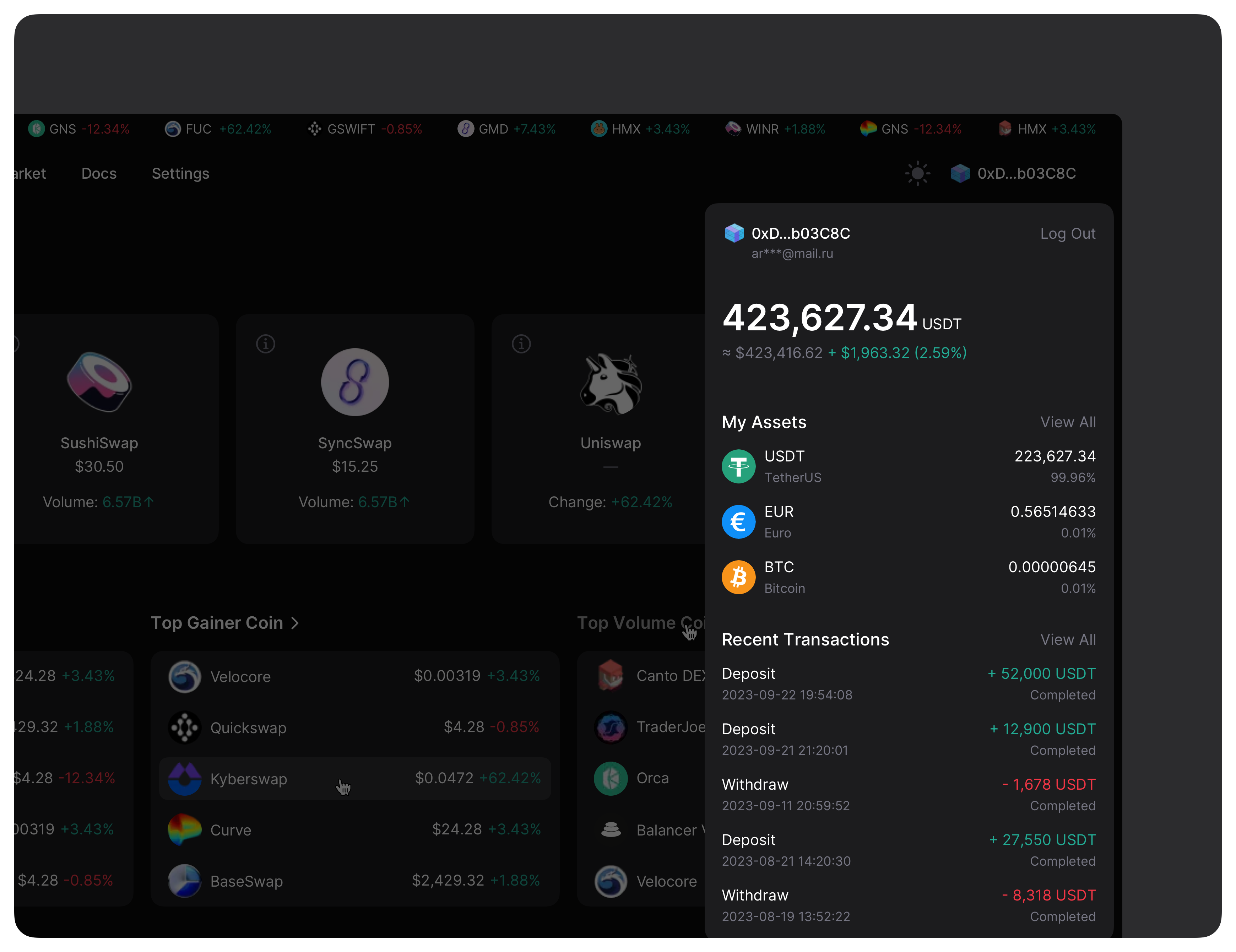 TritonCrypto — Изображение №10 — Интерфейсы, Брендинг на Dprofile