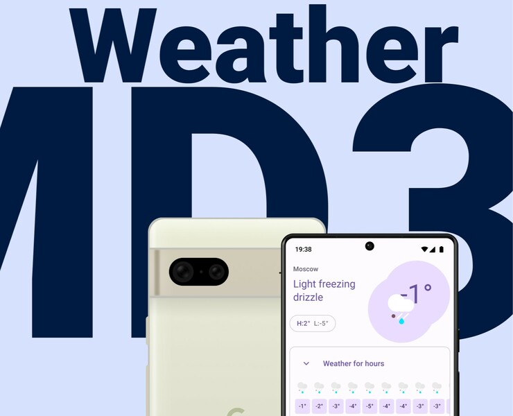 Weather app style Material Design 3 — Интерфейсы на Dprofile