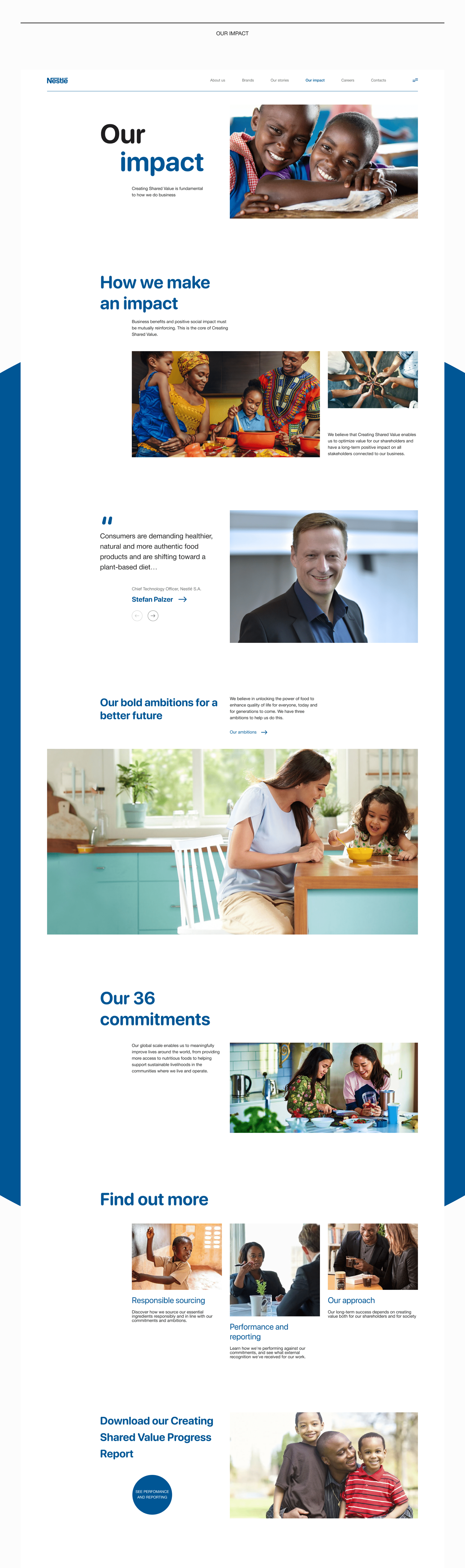 Nestle – redesign website — Изображение №7 — Интерфейсы на Dprofile