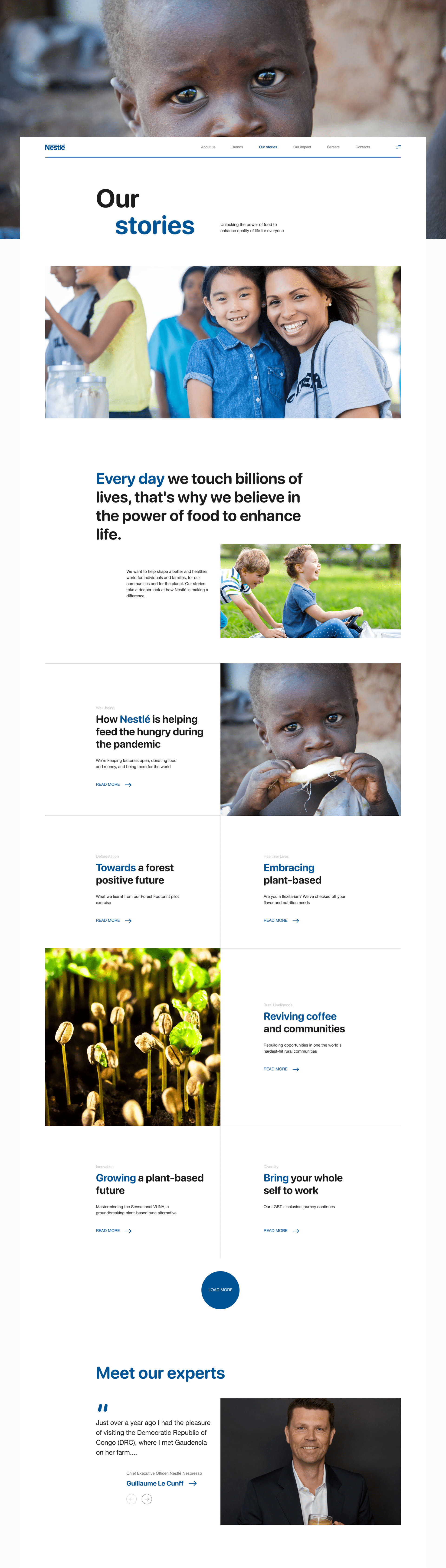 Nestle – redesign website — Изображение №14 — Интерфейсы на Dprofile