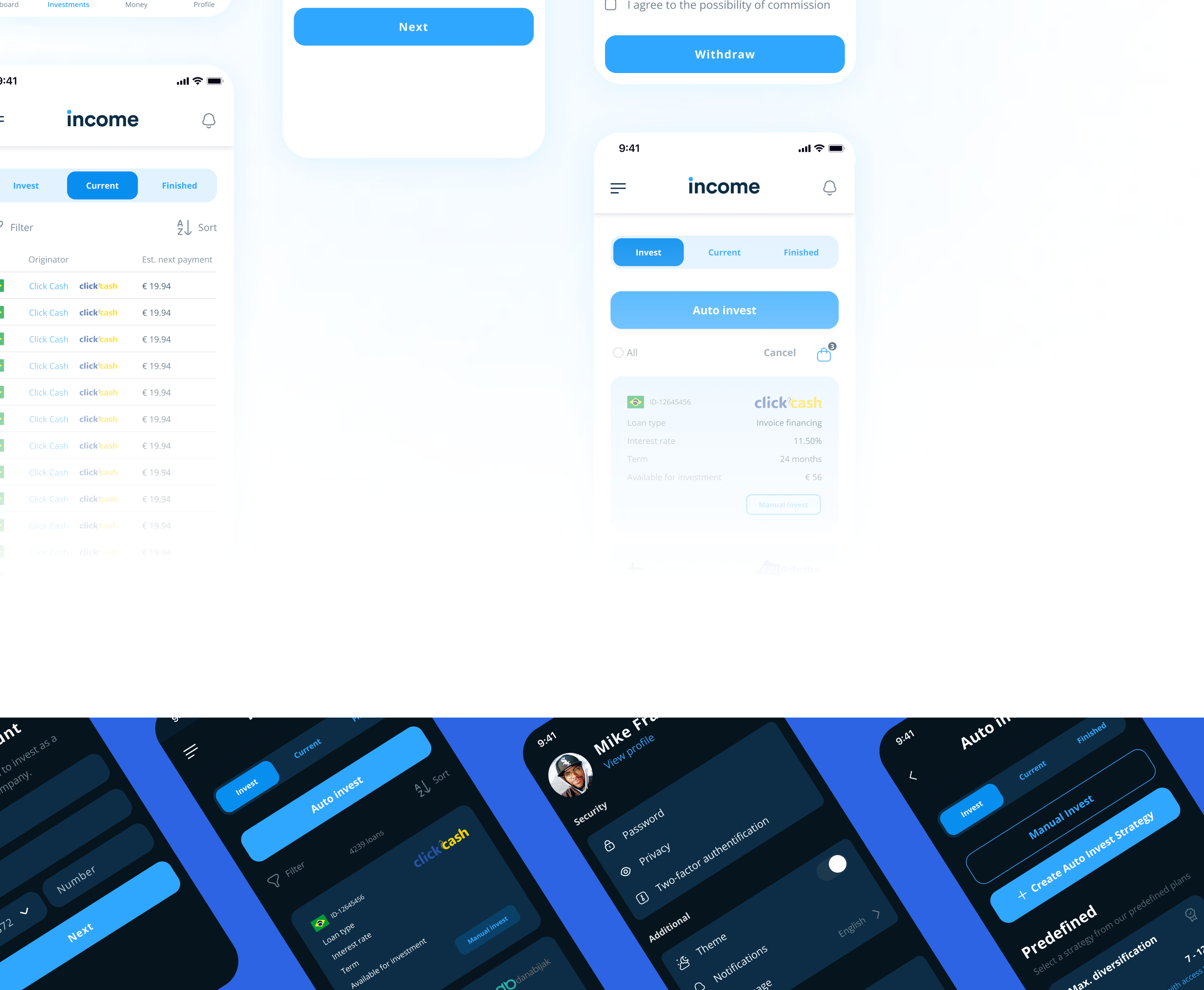 Getincome Web & App Design — Изображение №14 — Интерфейсы на Dprofile